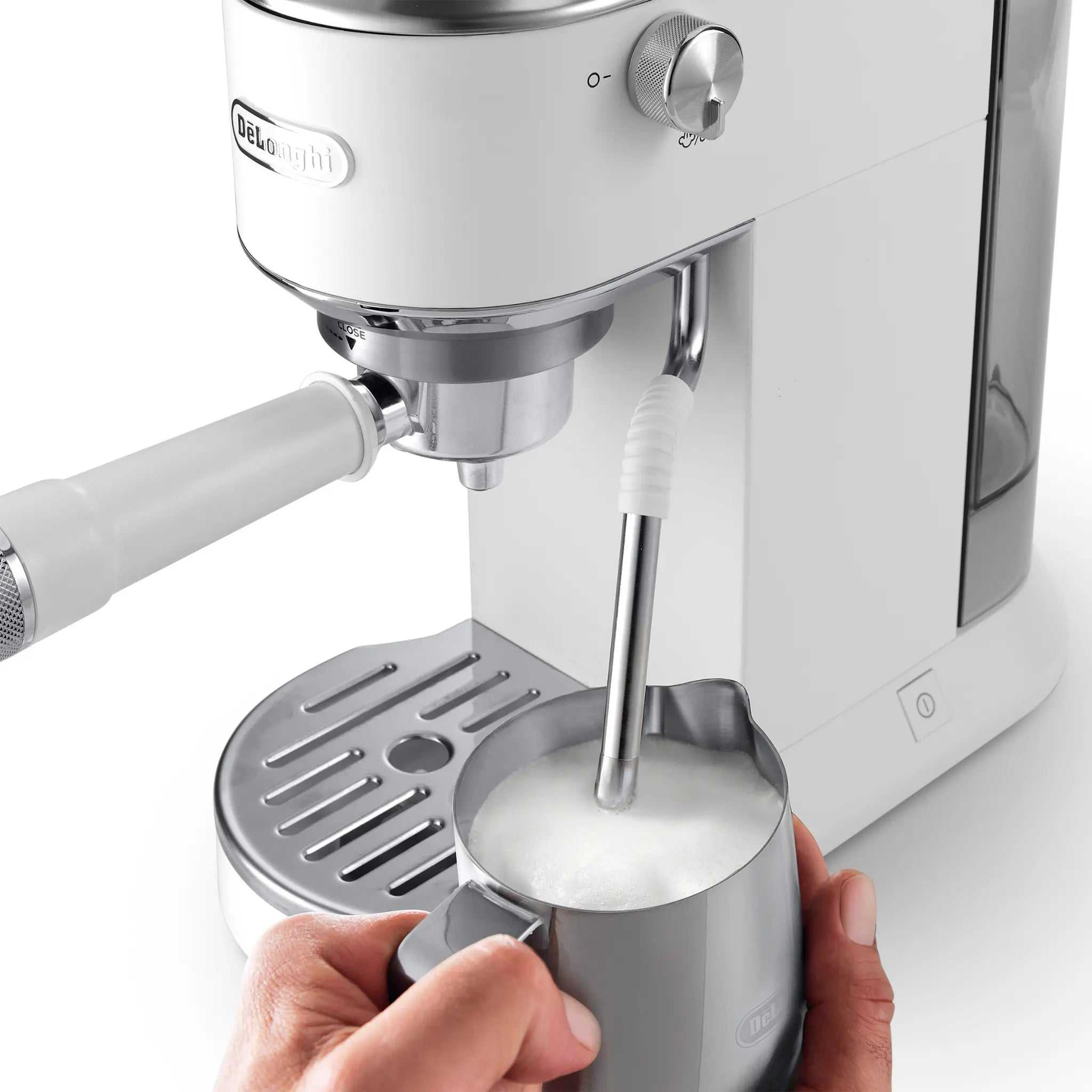 Machine à café espresso Dedica Duo avec Cold Brew blanche - De'Longhi De'Longhi