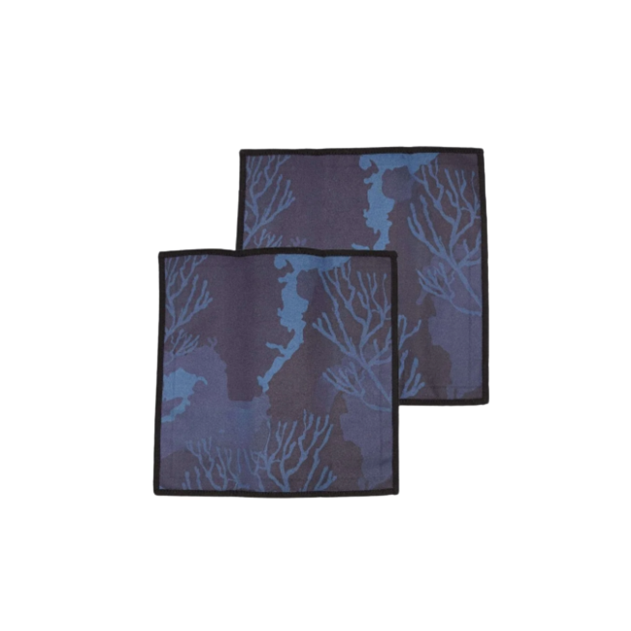 Ensemble de 2 lingettes à lunettes en microfibre Chic Marine - Solem