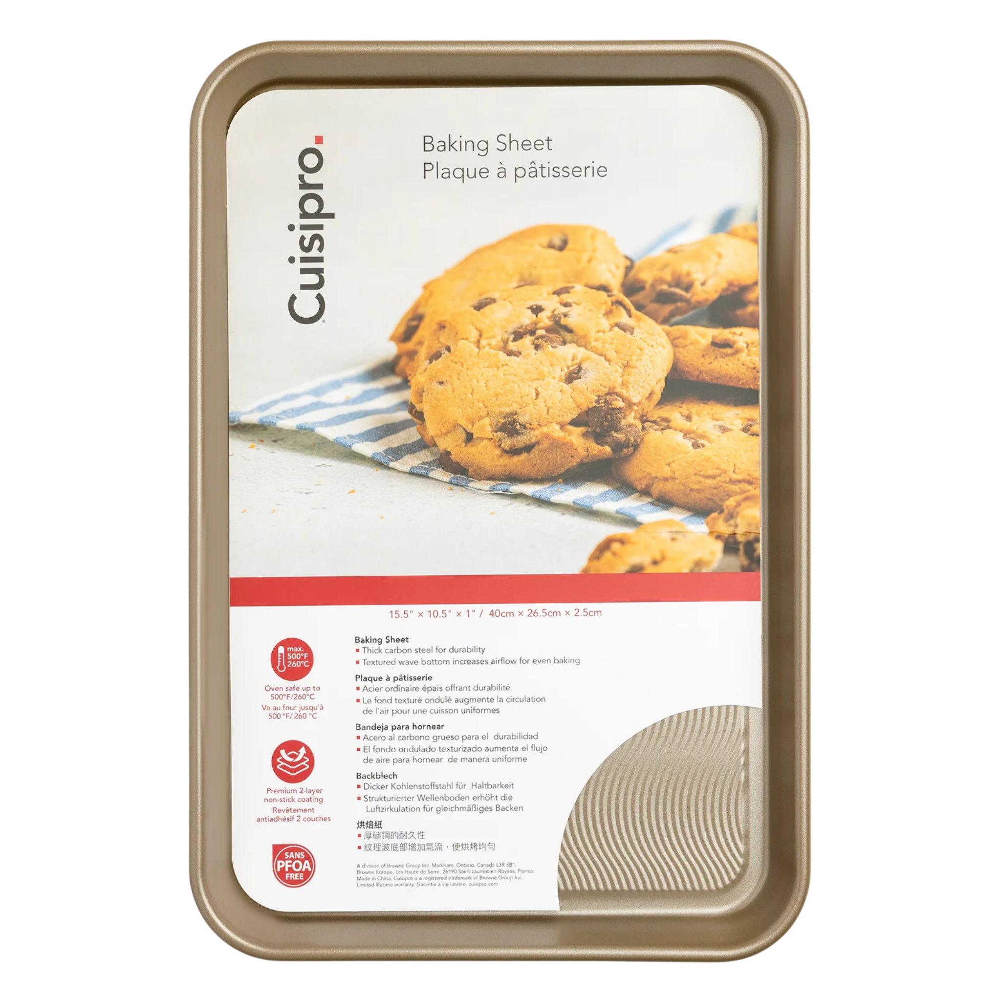 Plaque de cuisson 40×26.5cm - Cuisipro