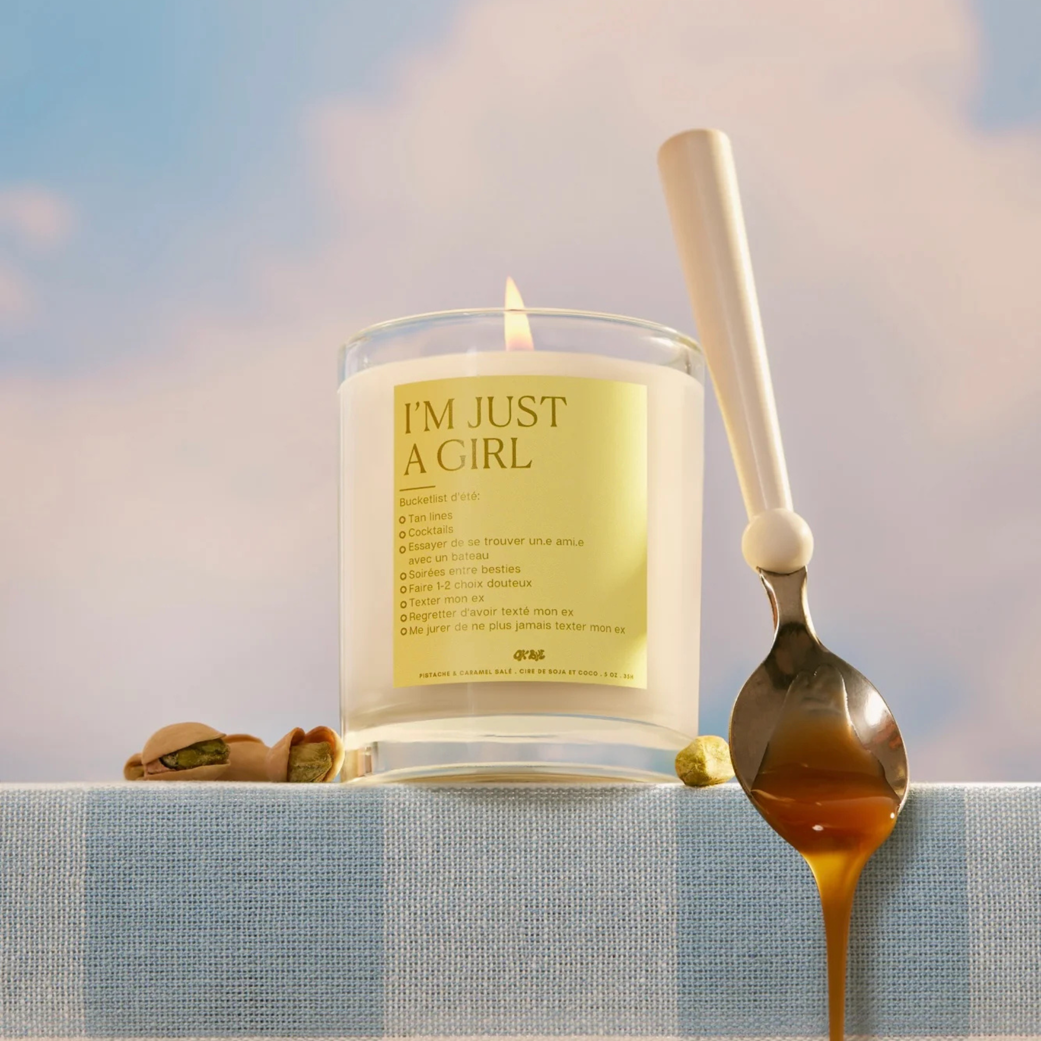 Chandelle Pistache & Caramel salé 5 oz - Ok Bye