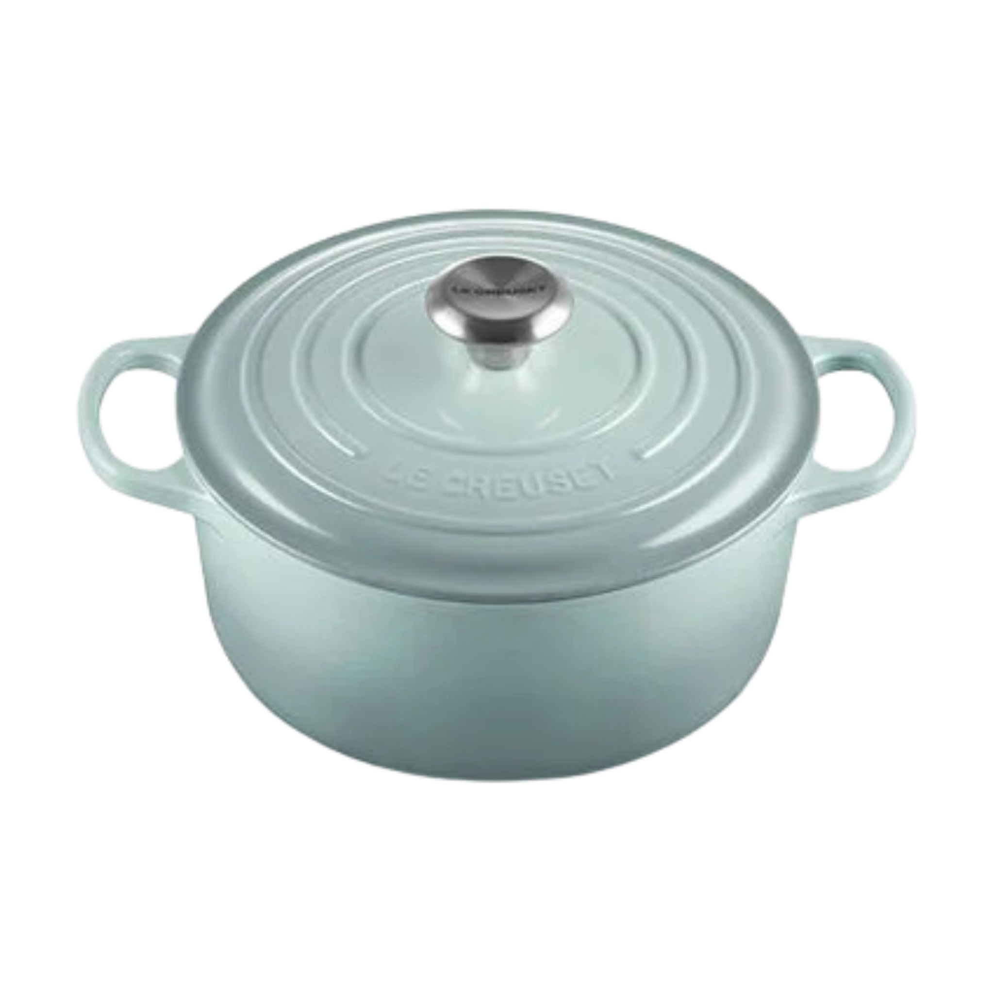 Sea Salt 6.7 L Round Cast Iron Casserole Dish – Le Creuset