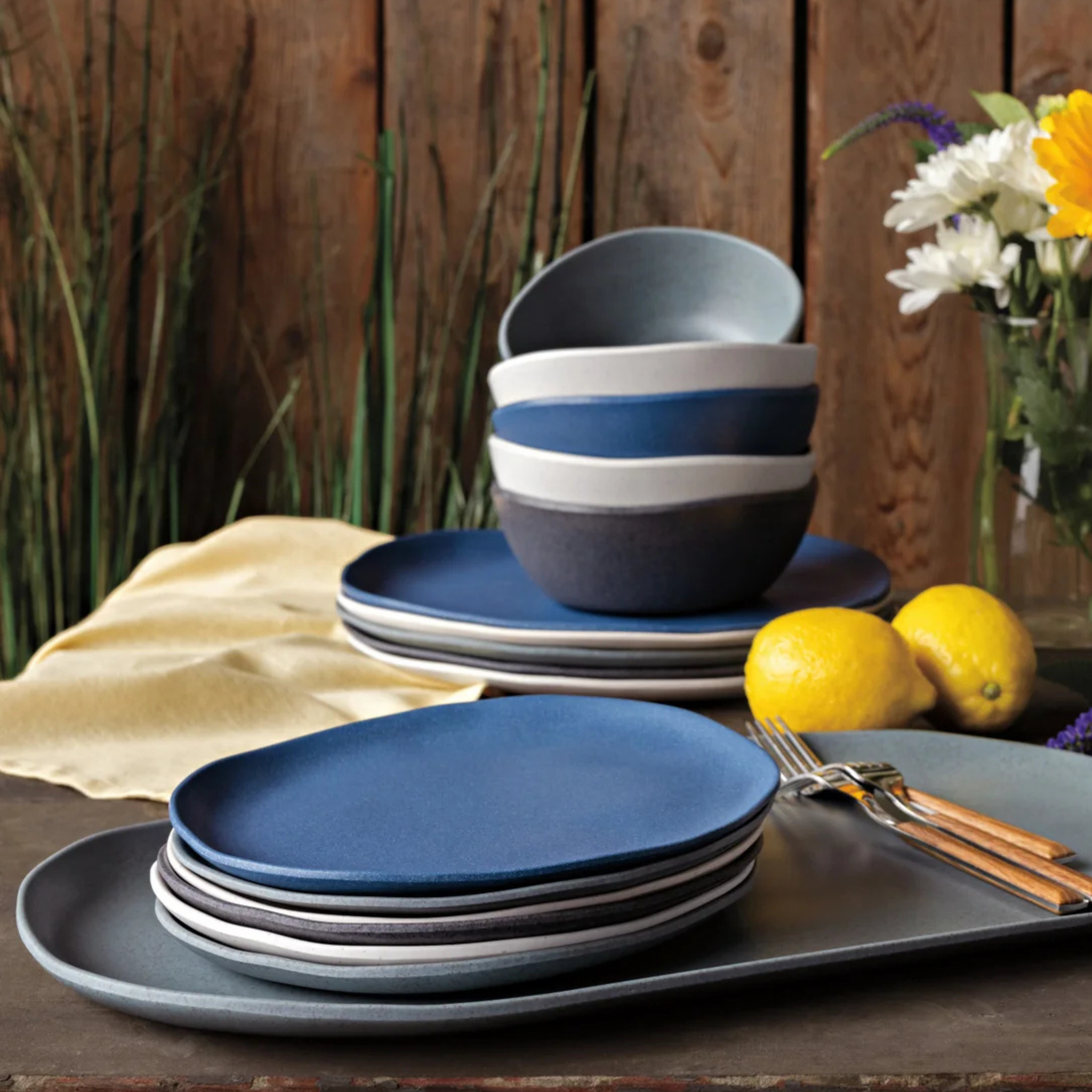 Assiette en mélamine Fresco blanc-vanille 27,9 cm - Danica