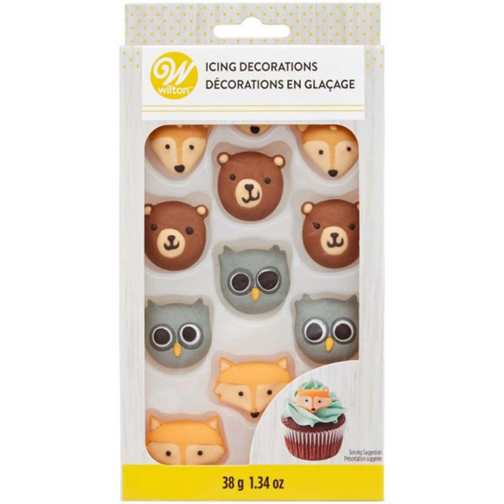 Décorations en glaçage animaux de la forêt 38 g – Wilton