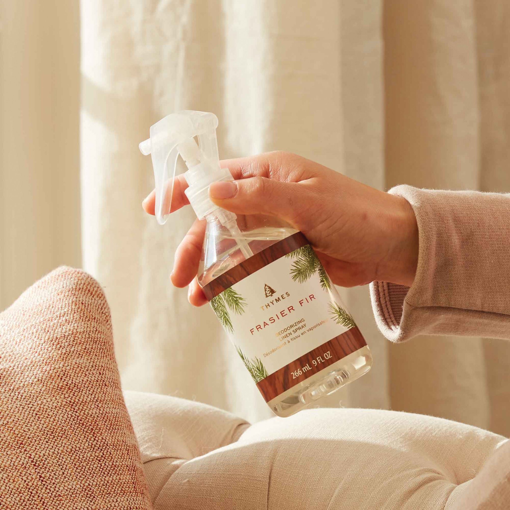 Vaporisateur pour tissu Frasier Fir 266ml - Thymes