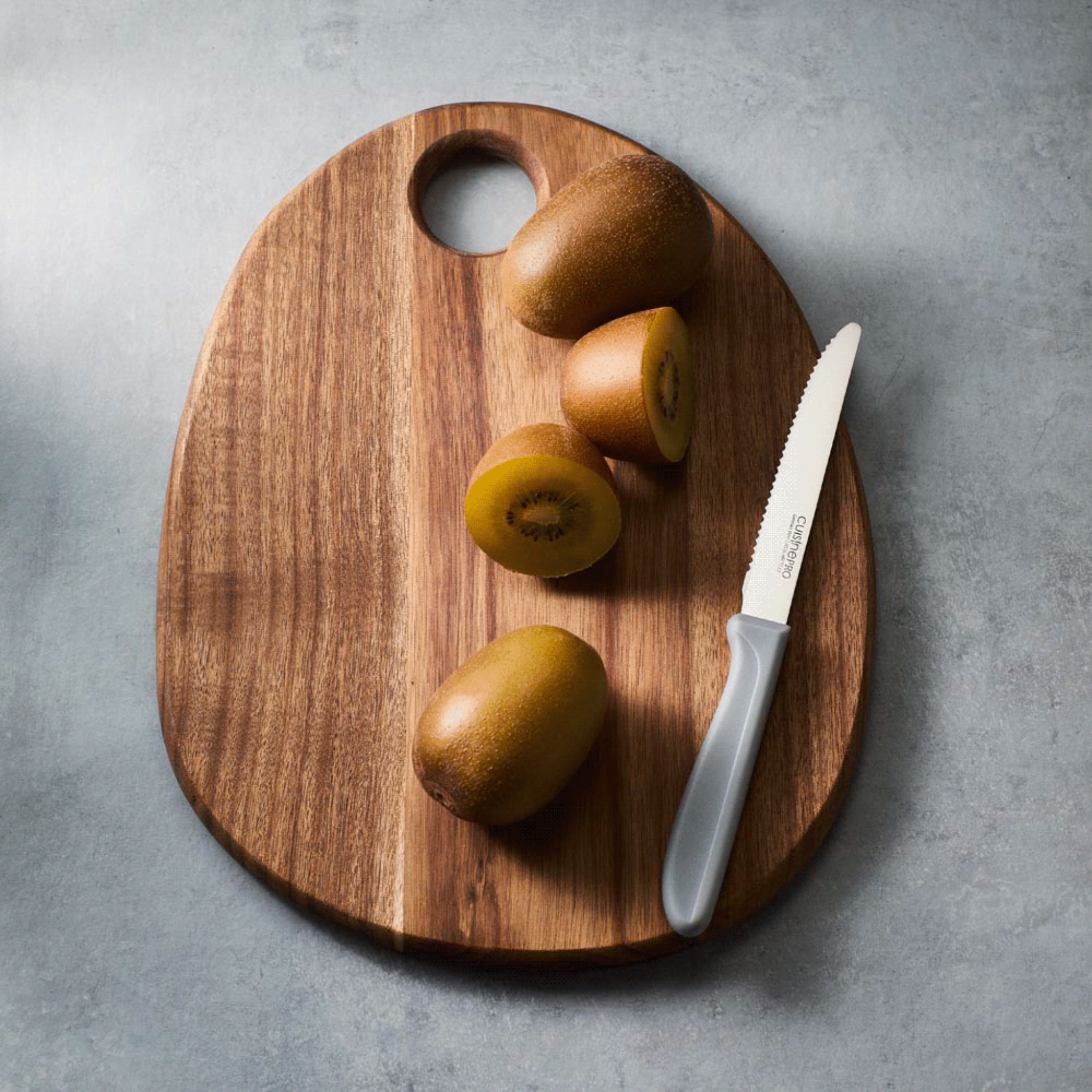 Couteau multiusage à pointe ronde 10 cm CLASSIC gris – Cuisine::pro®