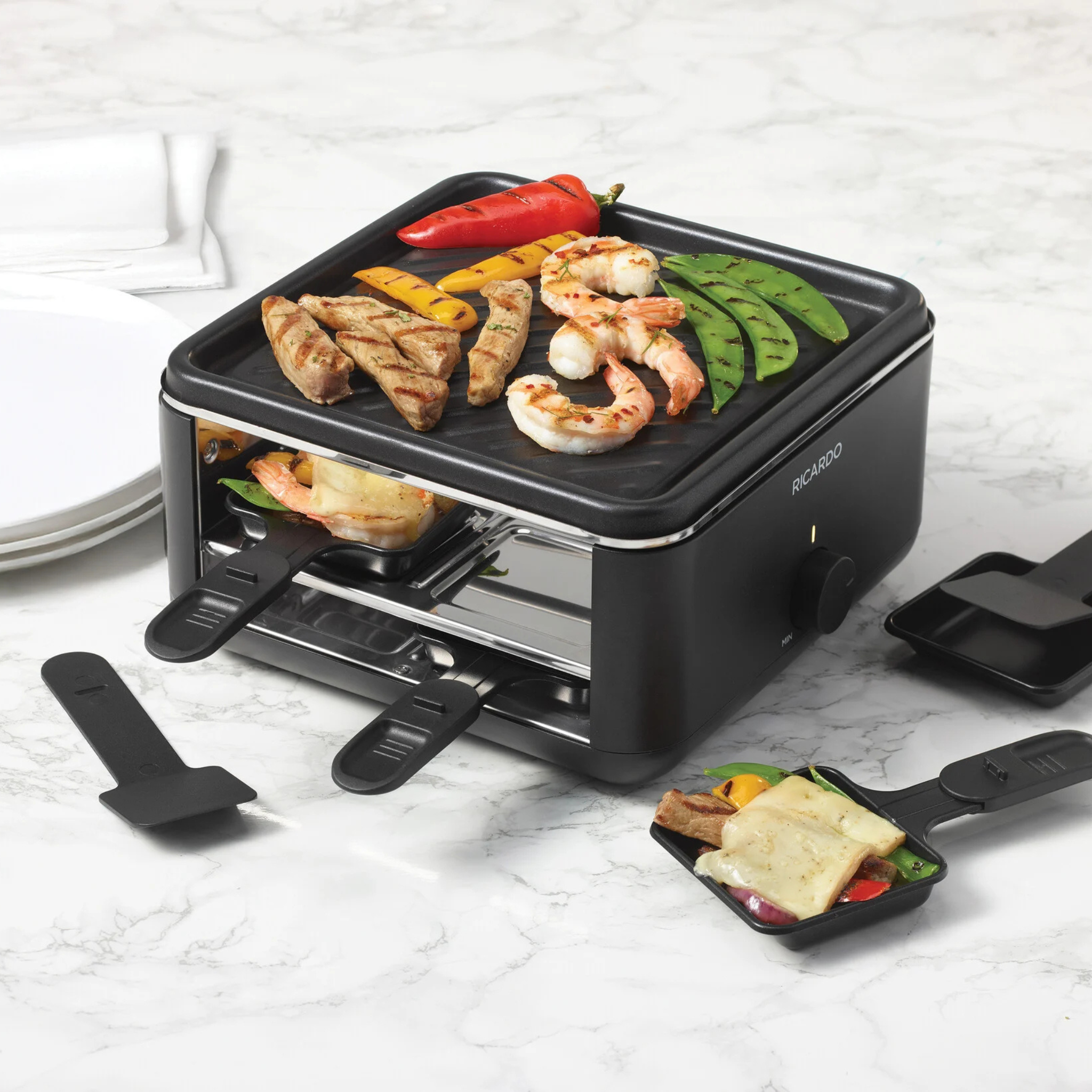 Ensemble à raclette pour 4 personnes - Ricardo