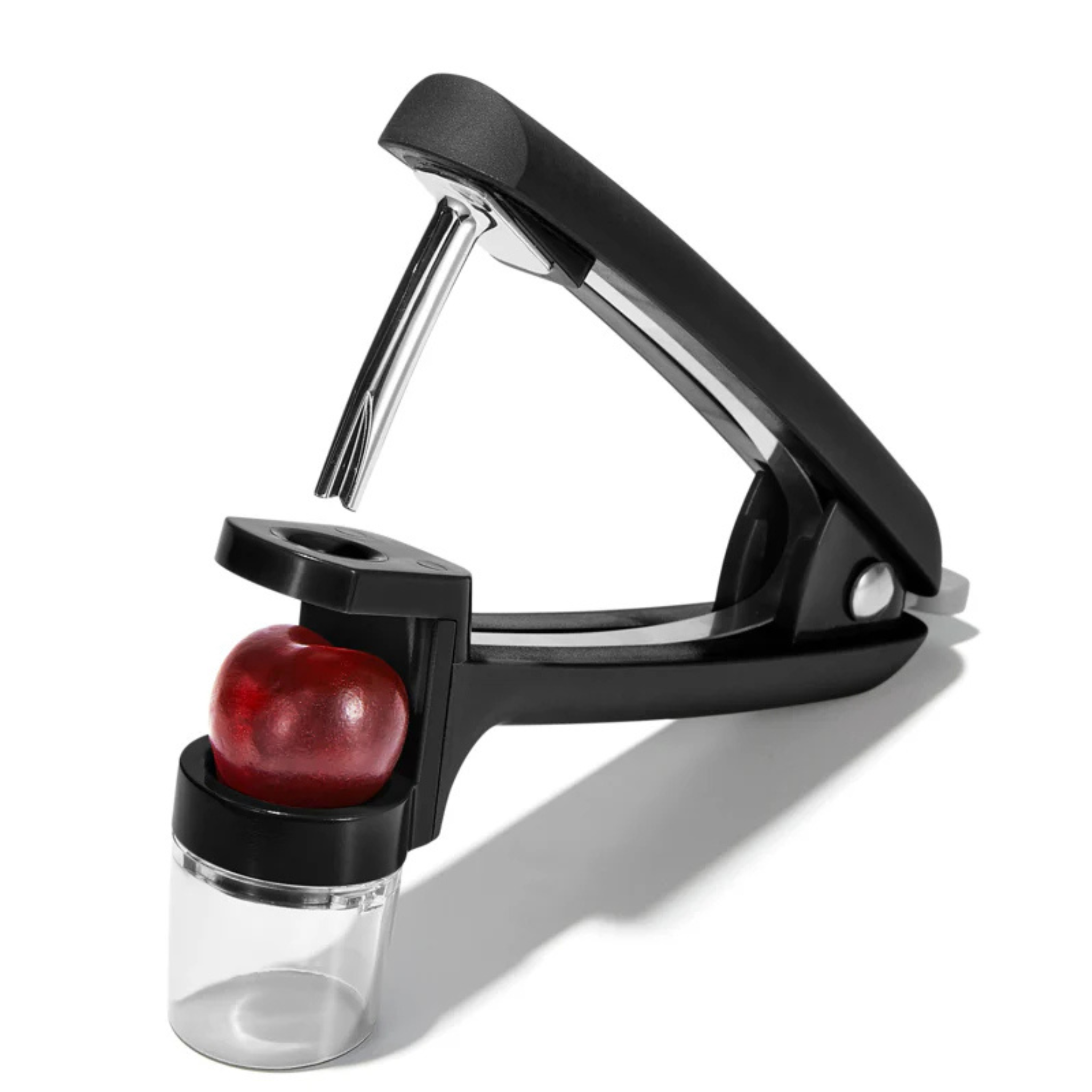 Dénoyauteur à cerises Good Grips noir 15 cm pour enlever noyaux facilement