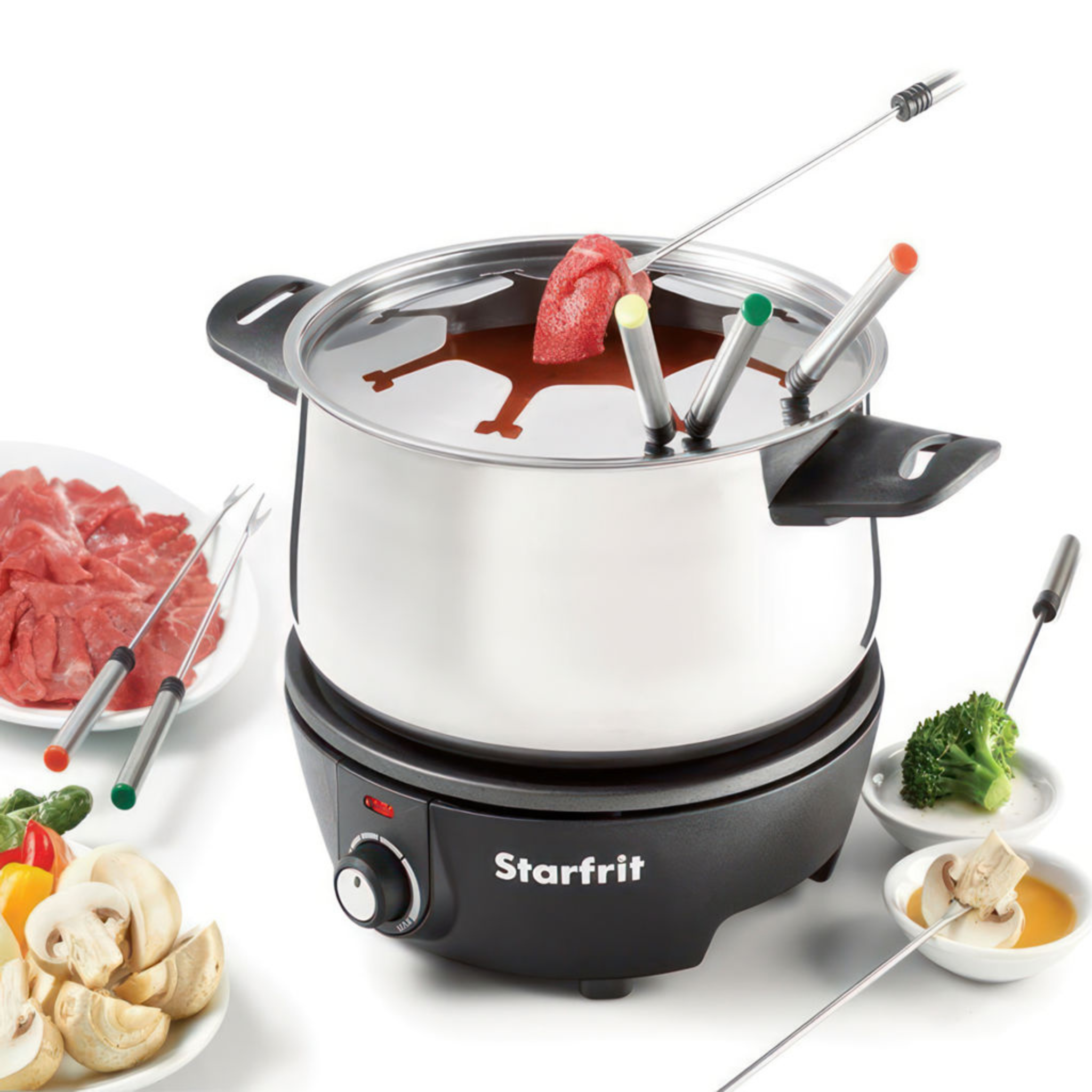 Starfrit 12-Piece Electric Fondue Set