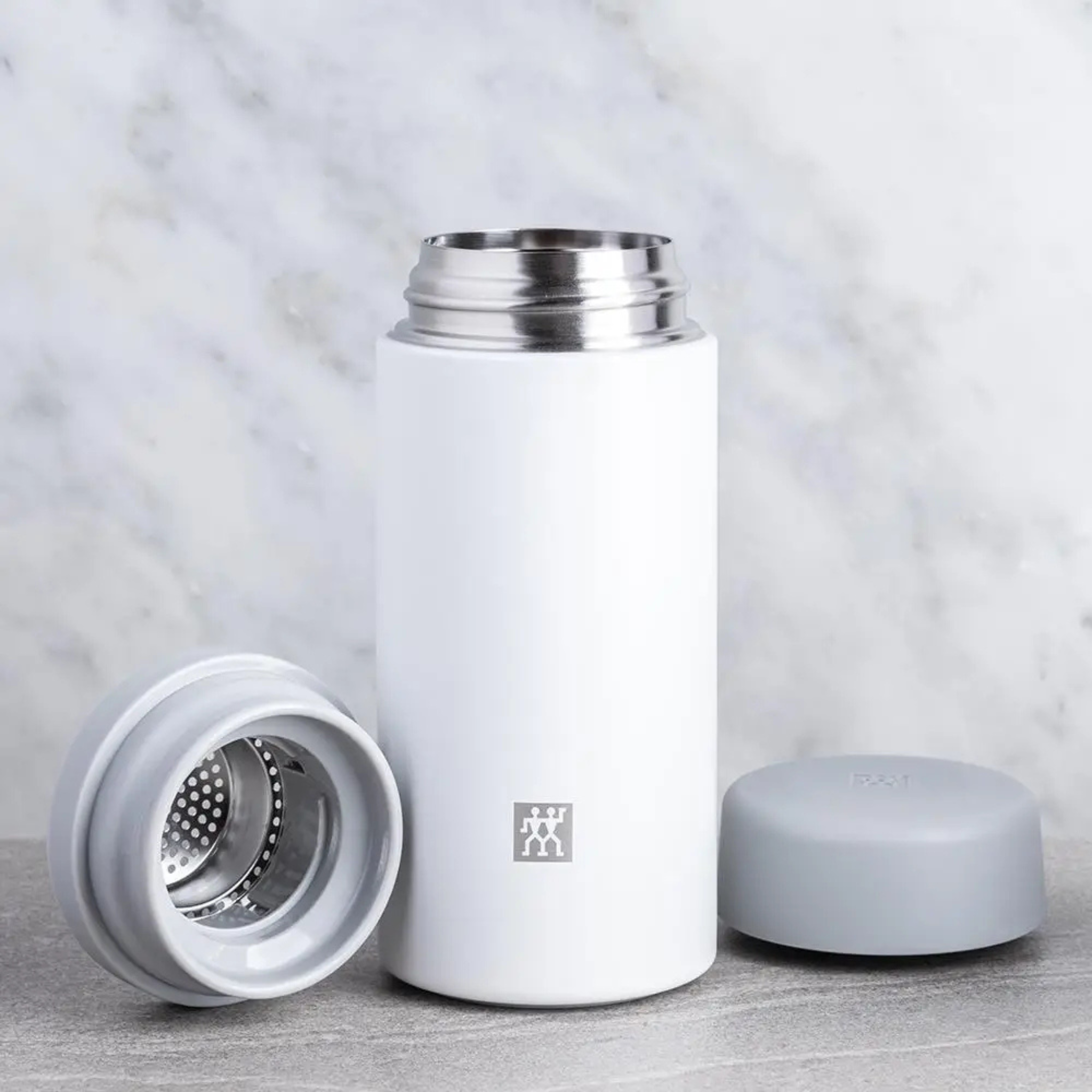 Bouteille d'eau isotherme avec infuseur Grise 420ml - Zwilling