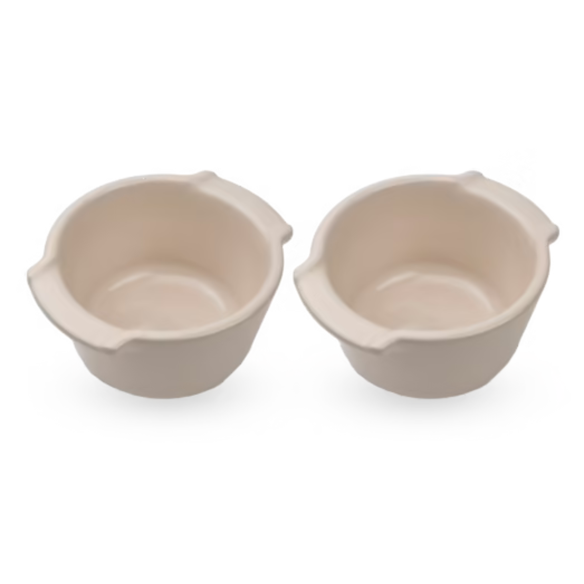 Ensemble de 2 ramequins en céramique Appolia Écru 200ml - Peugeot