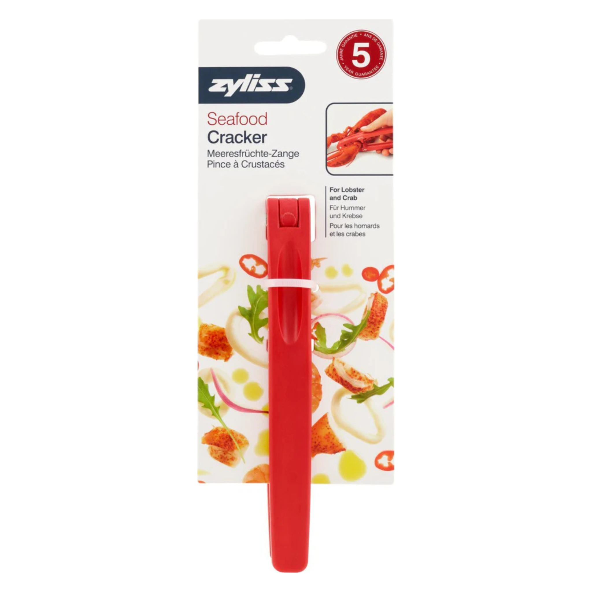 casse homard Zyliss outil cuisine vue de dessus
