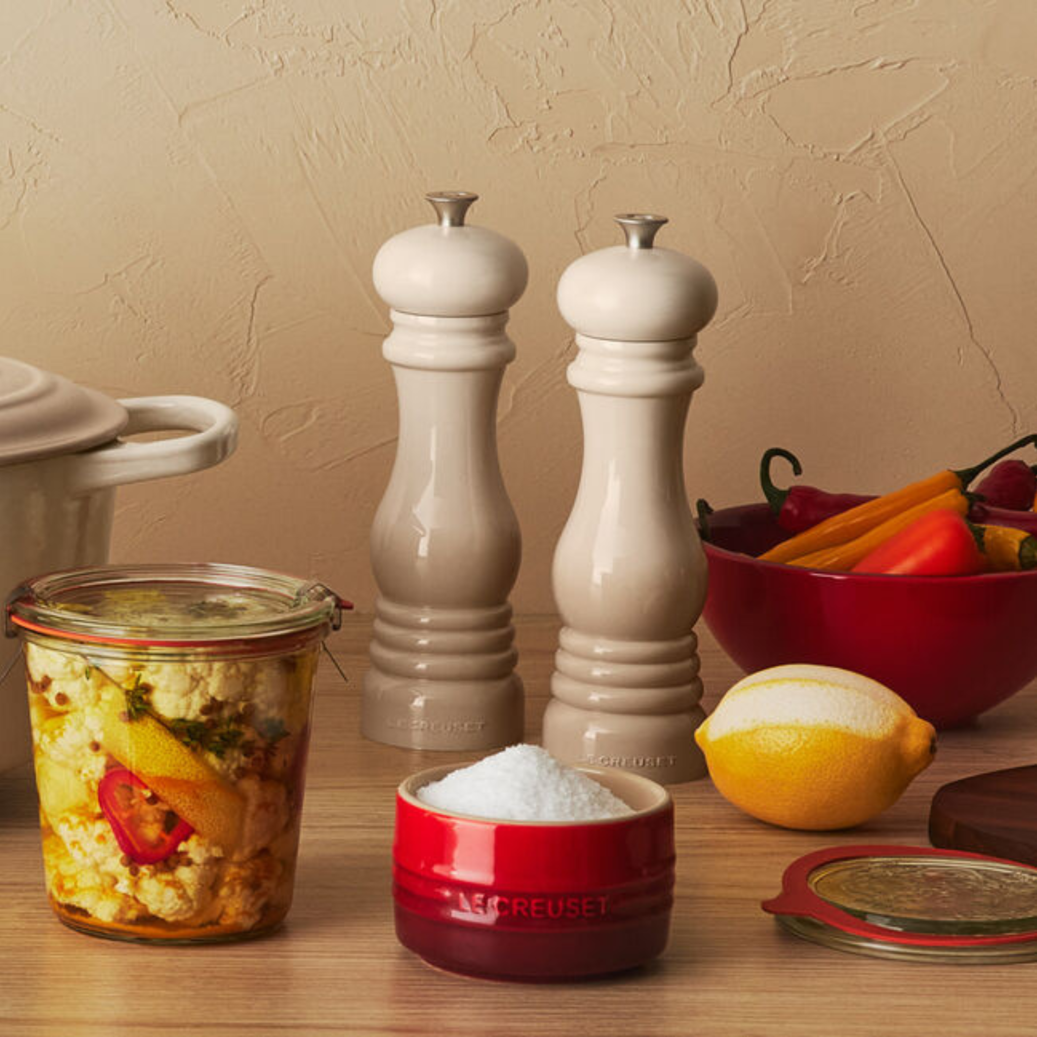 Moulin à sel classique Meringue 20 cm – Le Creuset