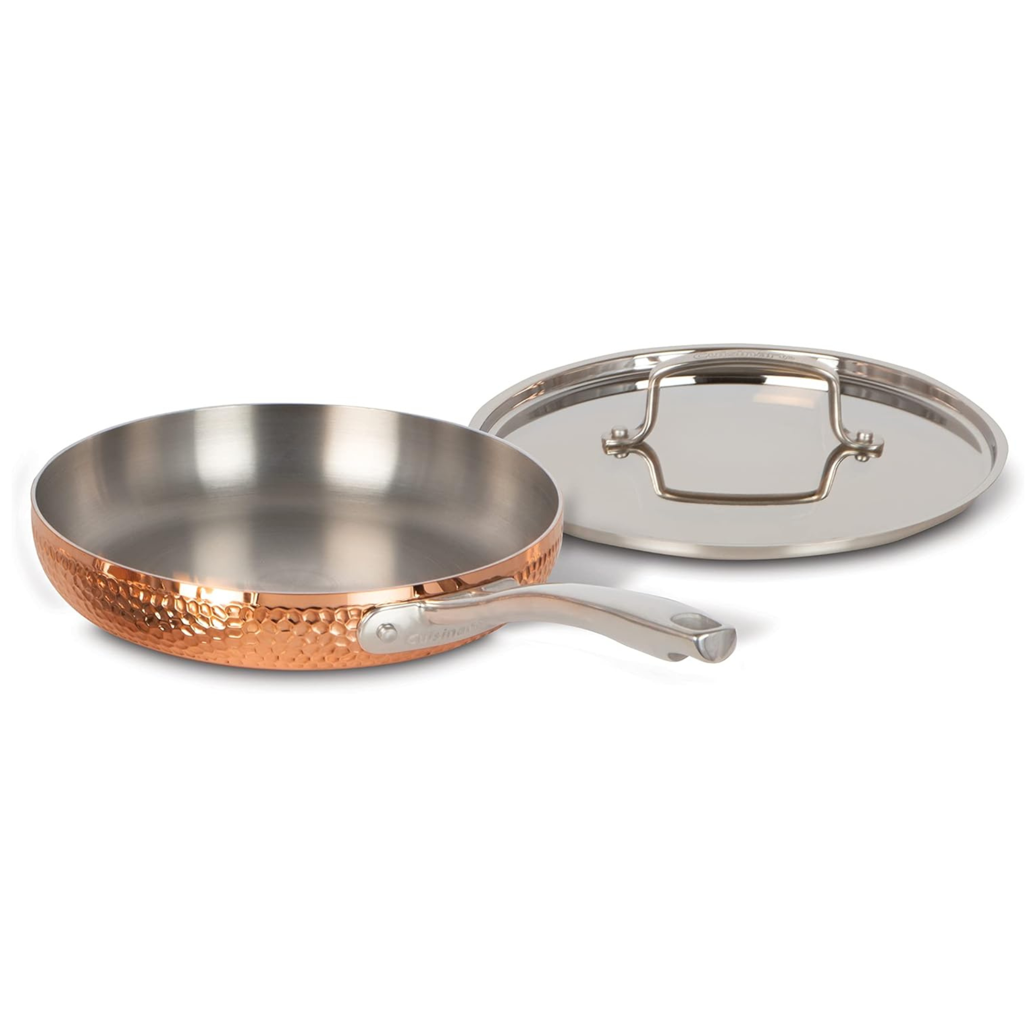 Batterie de cuisine en acier inoxydable martelé effet cuivre 8 pièces – Cuisinart