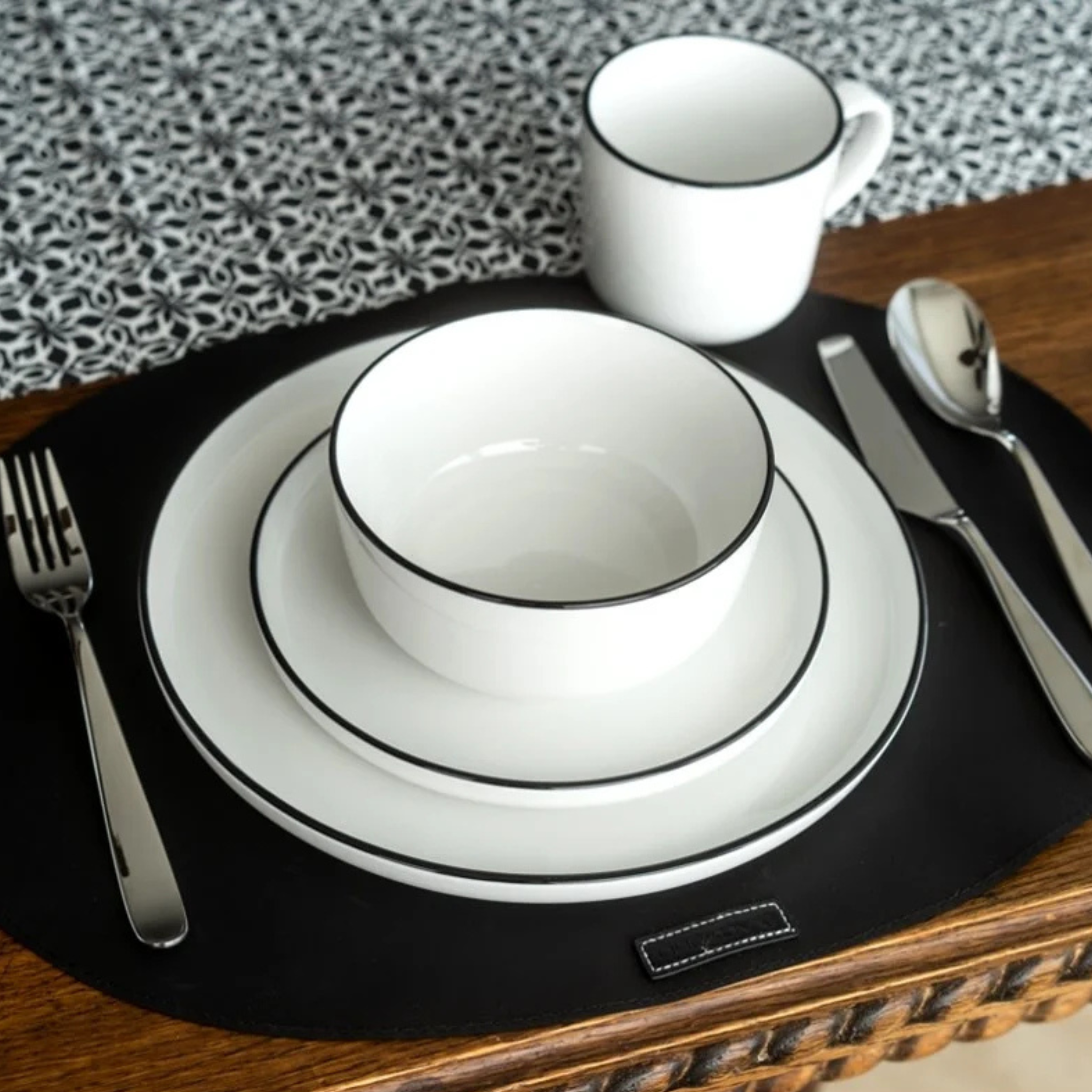 Bol à céréales en porcelaine Silhouette 14,5 cm – BIA