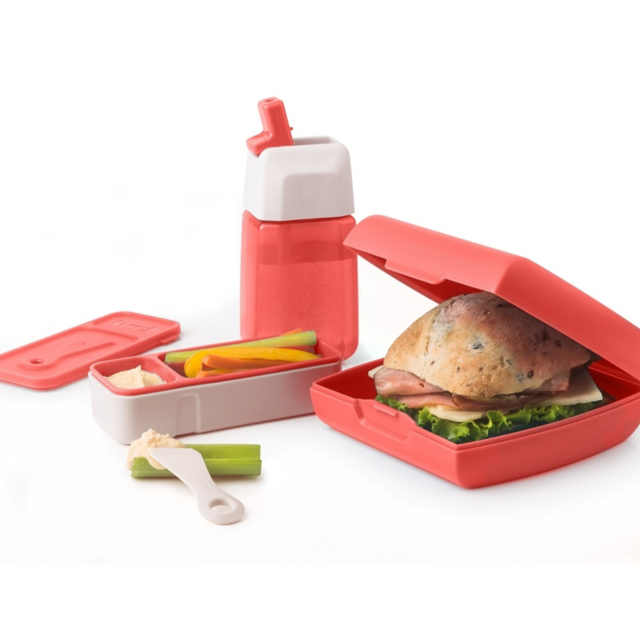 Ensemble 3 pièces pour lunch Fuel corail – Trudeau