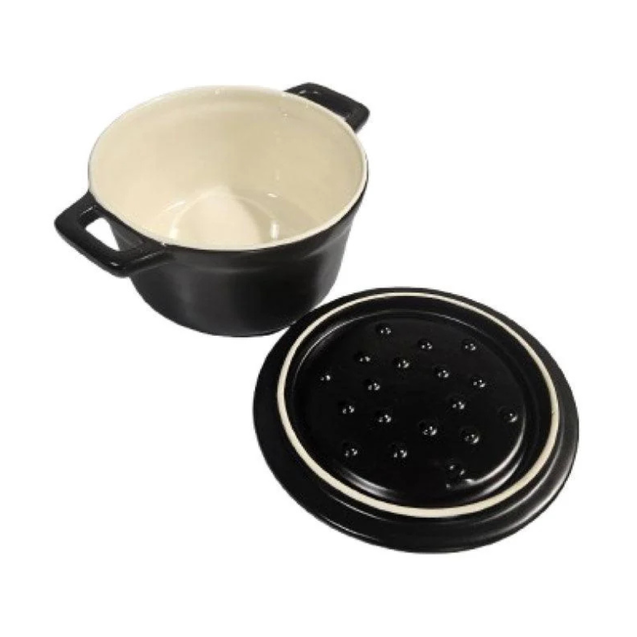 Cocotte vintage noire mate 320 ml