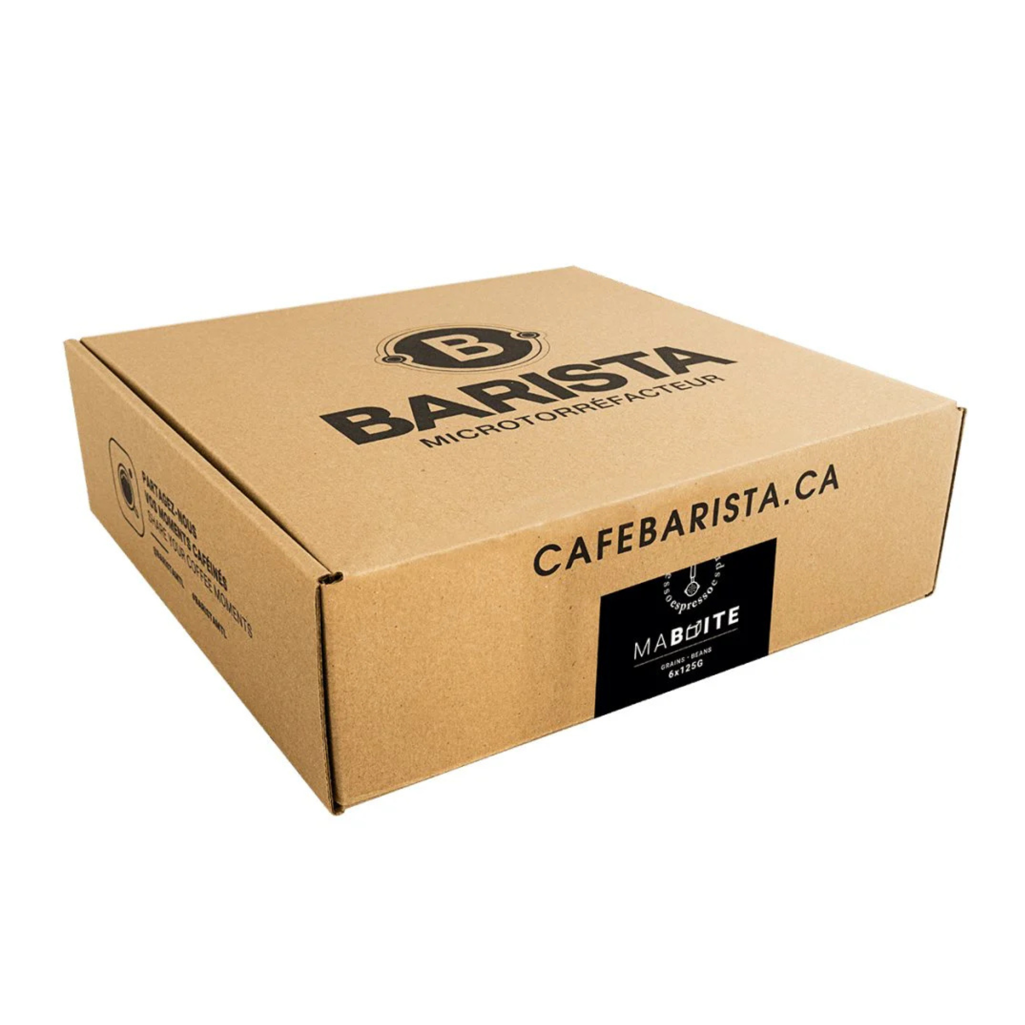 Coffret découverte café espresso en grains 6 x 125 g – Barista 