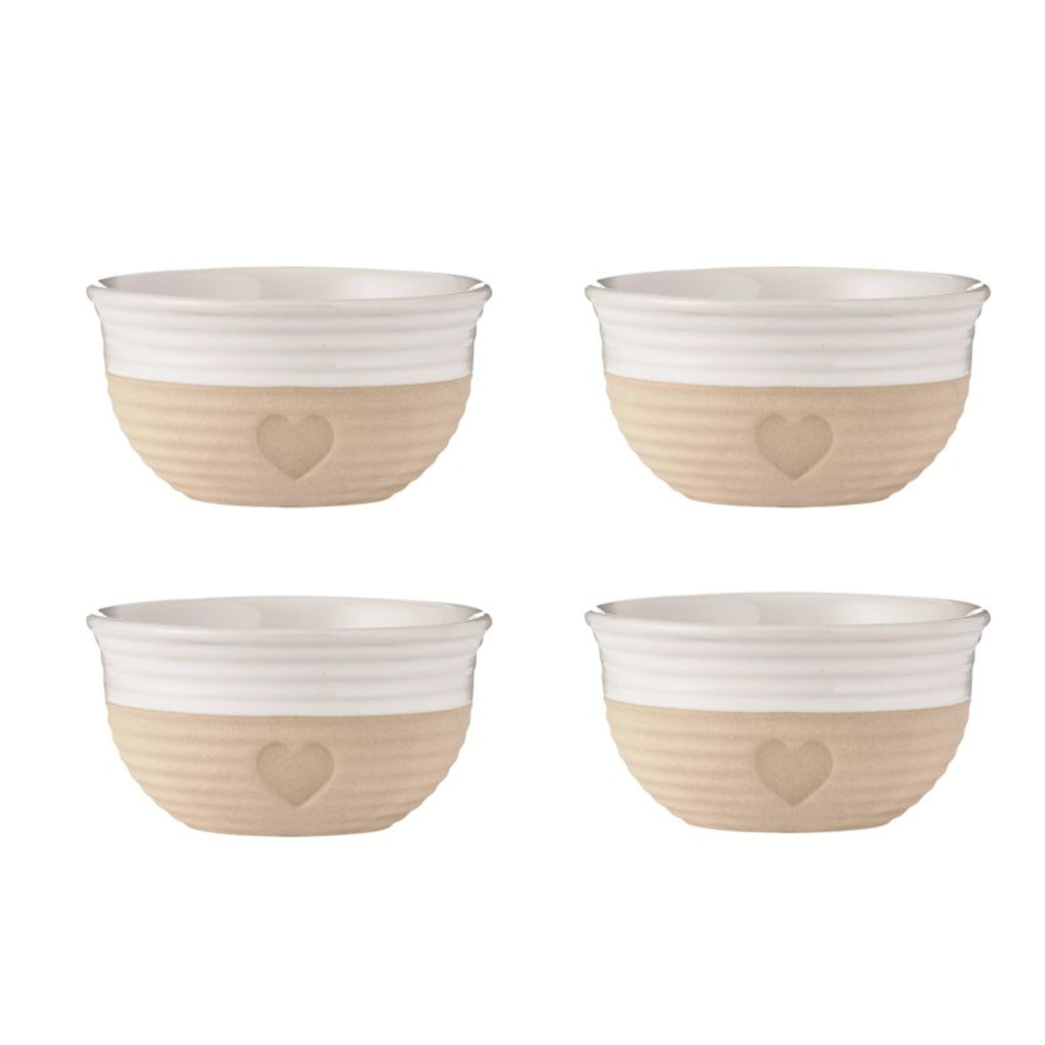 Set of 4 Rustic Charm Stoneware Bowls 150ml – Mason Cash