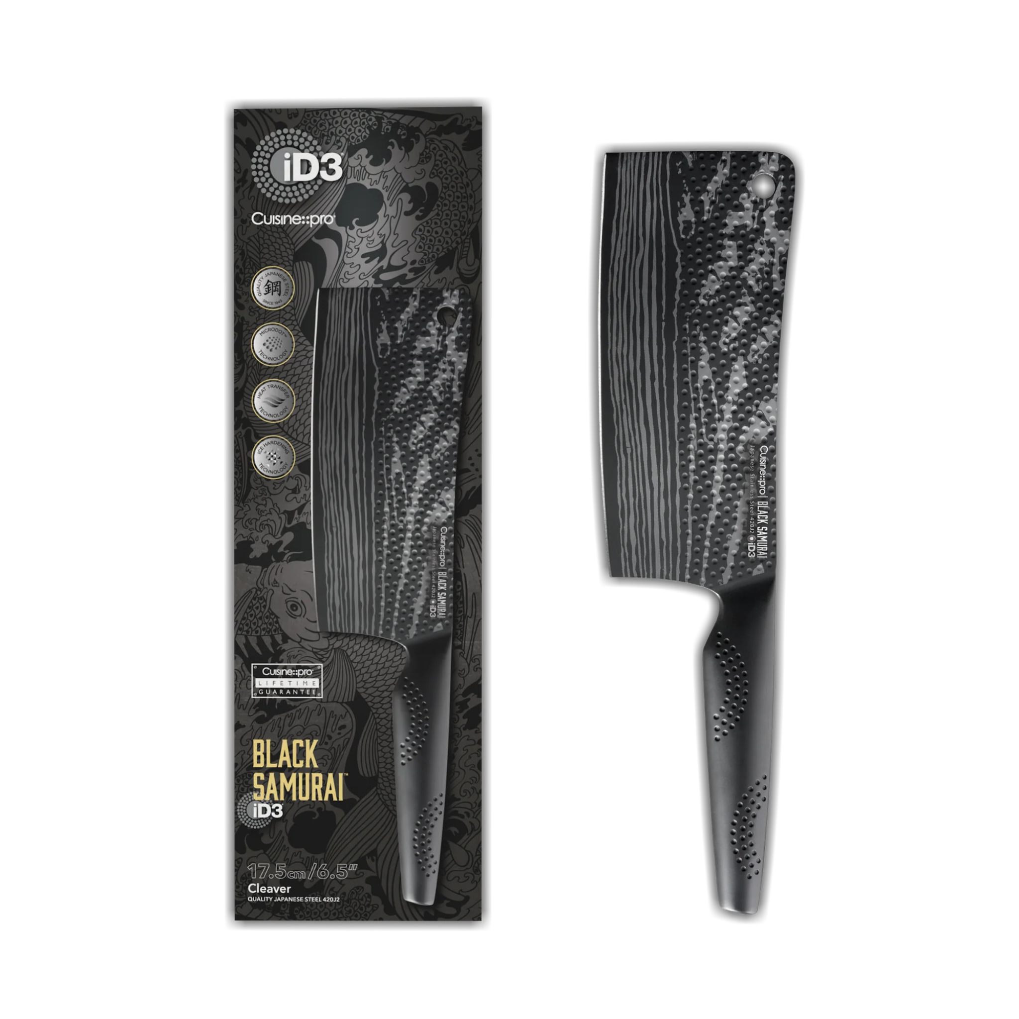 couteau couperet iD3 BLACK SAMURAI™ Cuisine::pro® vue complète