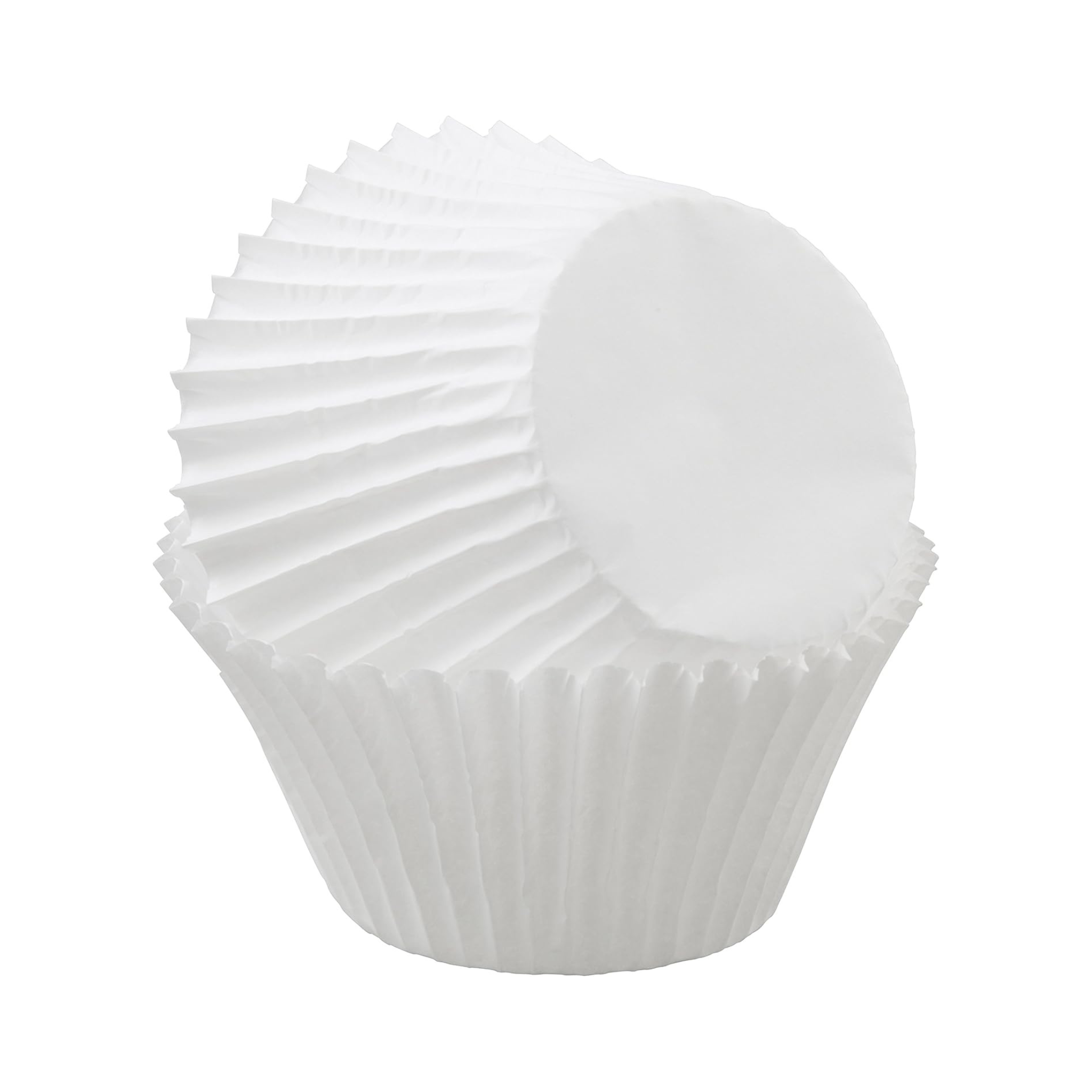 Ensemble de 50 caissettes en papier Jumbo Blanches 2.25" - Wilton