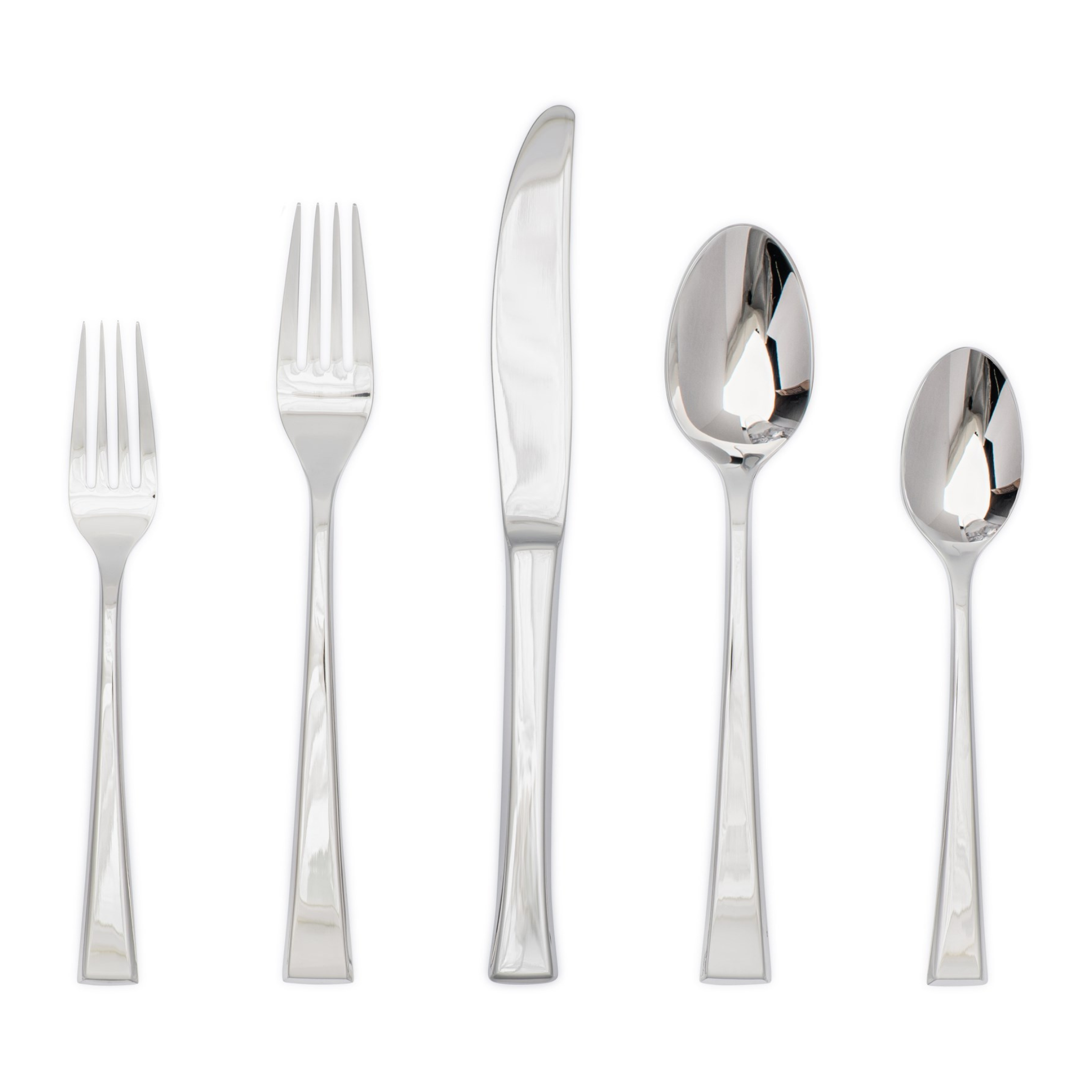 ensemble d’ustensiles inox vue complète arosa