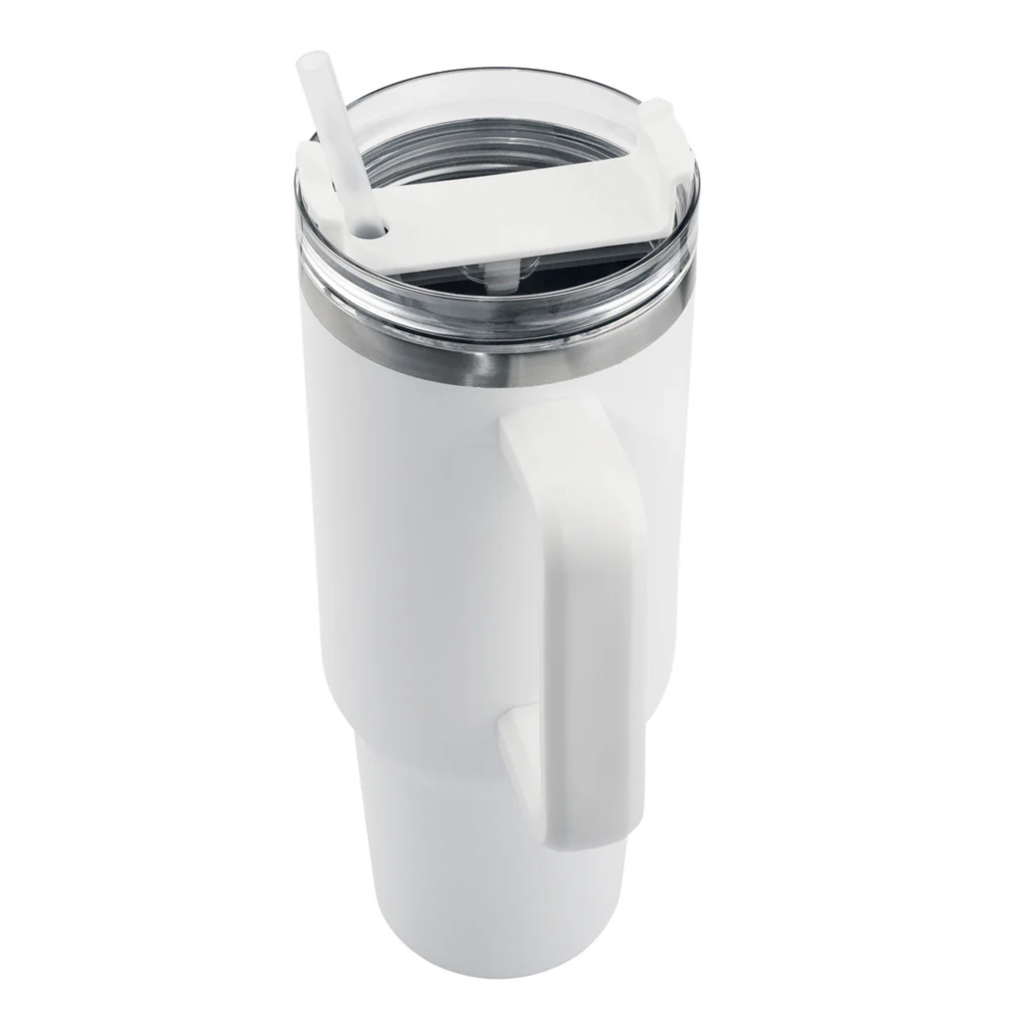 Tasse de voyage à double paroi Blanche 1200 ml