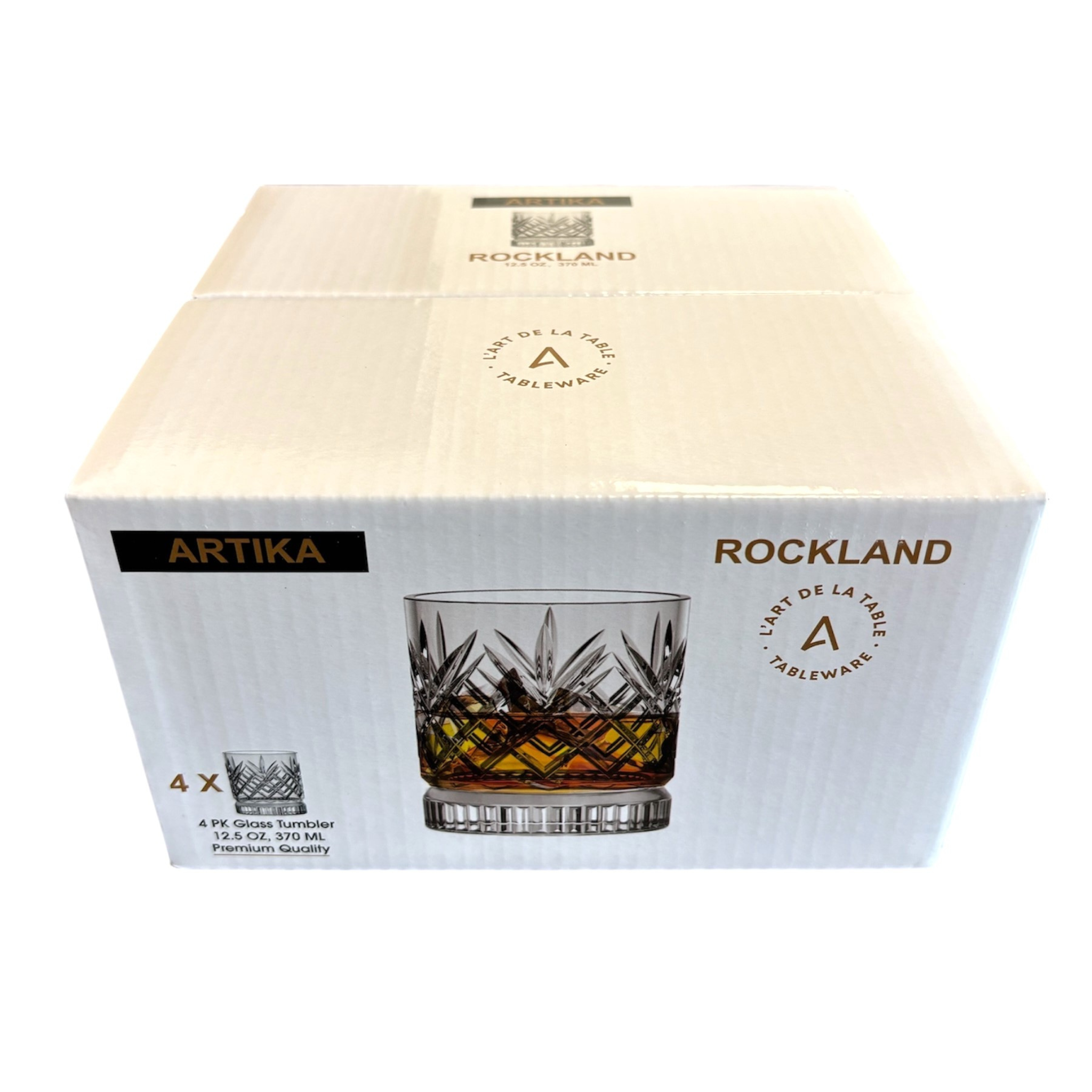 Ensemble de 4 verres à Old Fashioned Rockland 370 ml