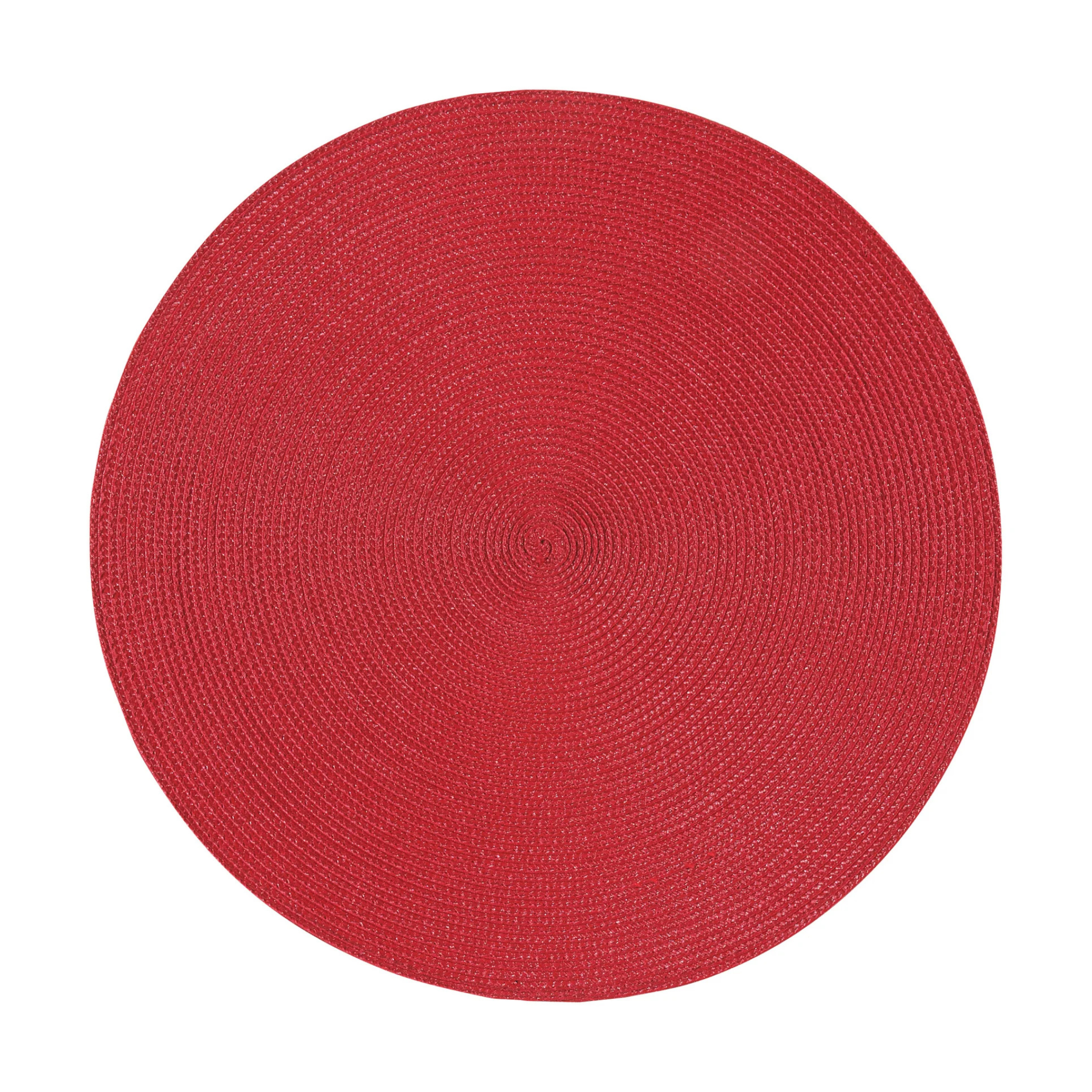 Napperon rond rouge Disko 38 cm - Now Designs