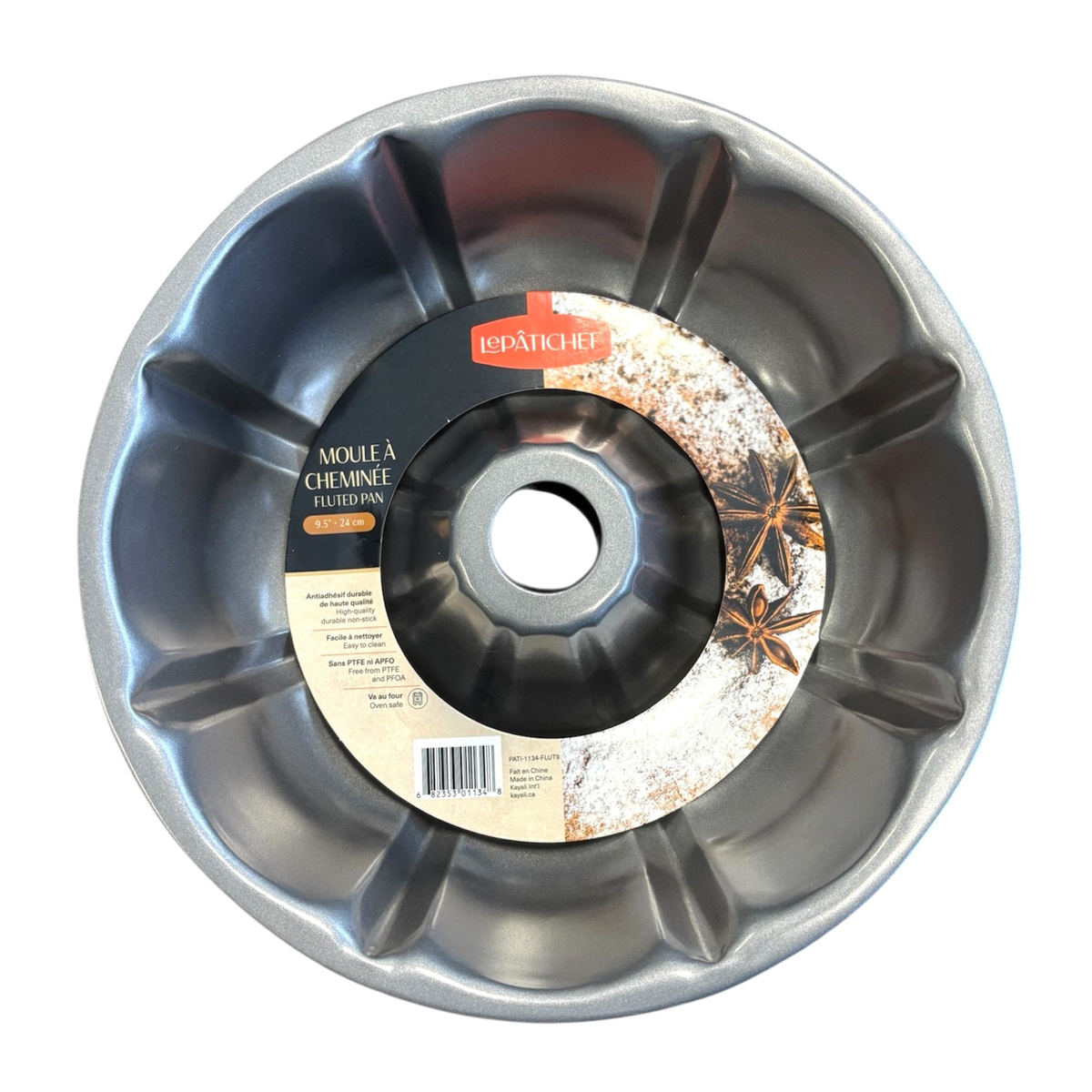 Moule à cheminée cannelé antiadhésif 24 cm – Le Pâtichef