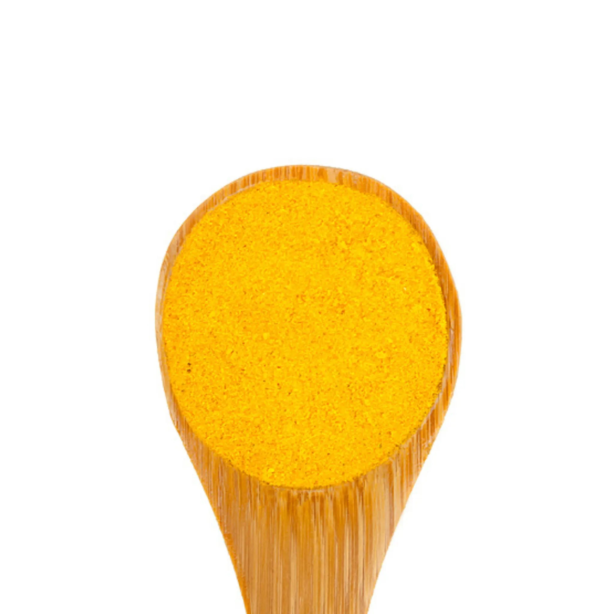 Curcuma 65 g sachet Les Soeurs en vrac with vibrant yellow turmeric powder