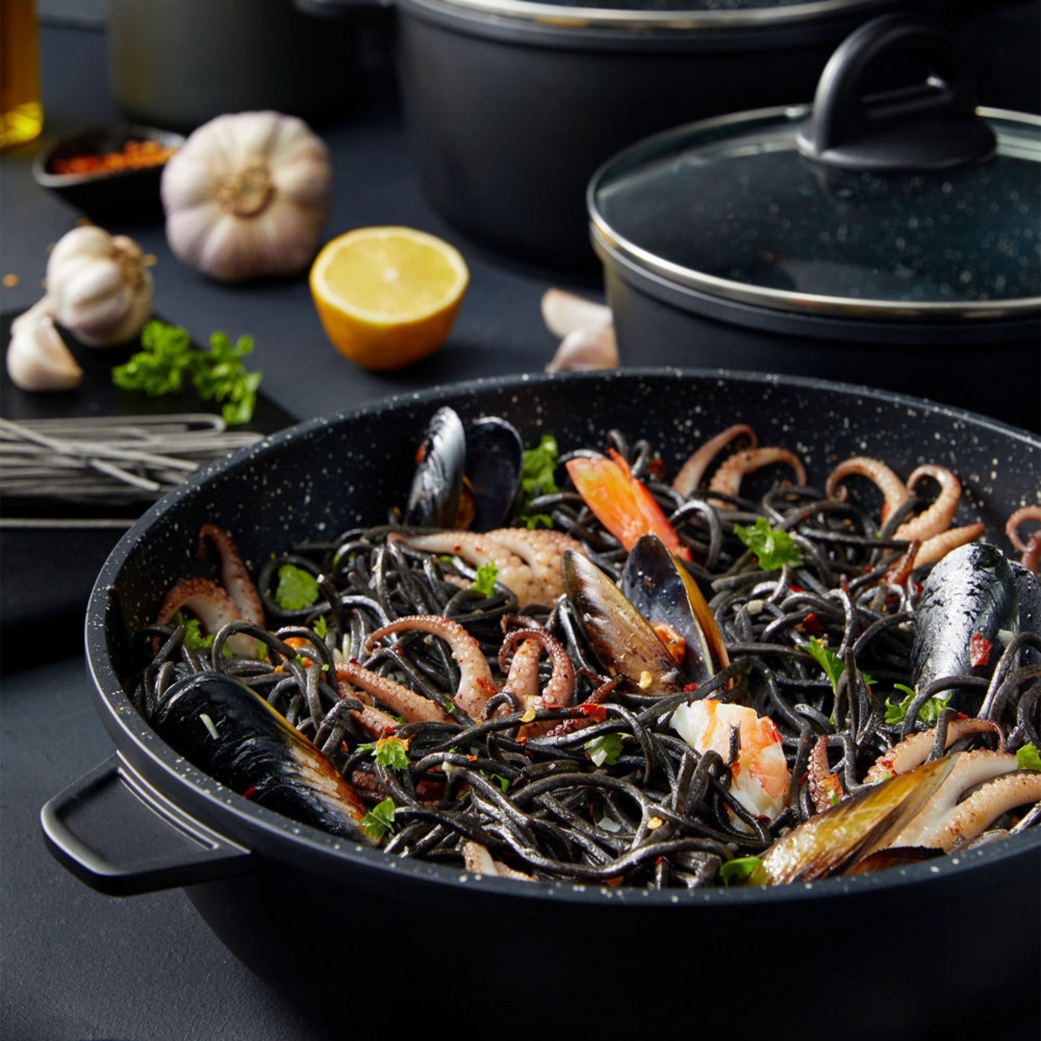 Batterie de cuisine 9 pièces STONE - Cuisine::pro®