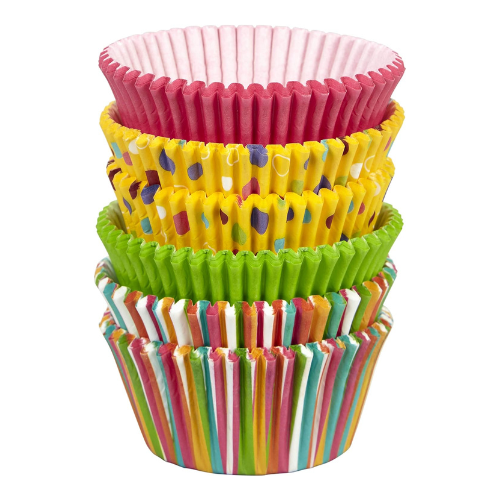 Ensemble de 150 moules à muffins Pois/Rayures - Wilton
