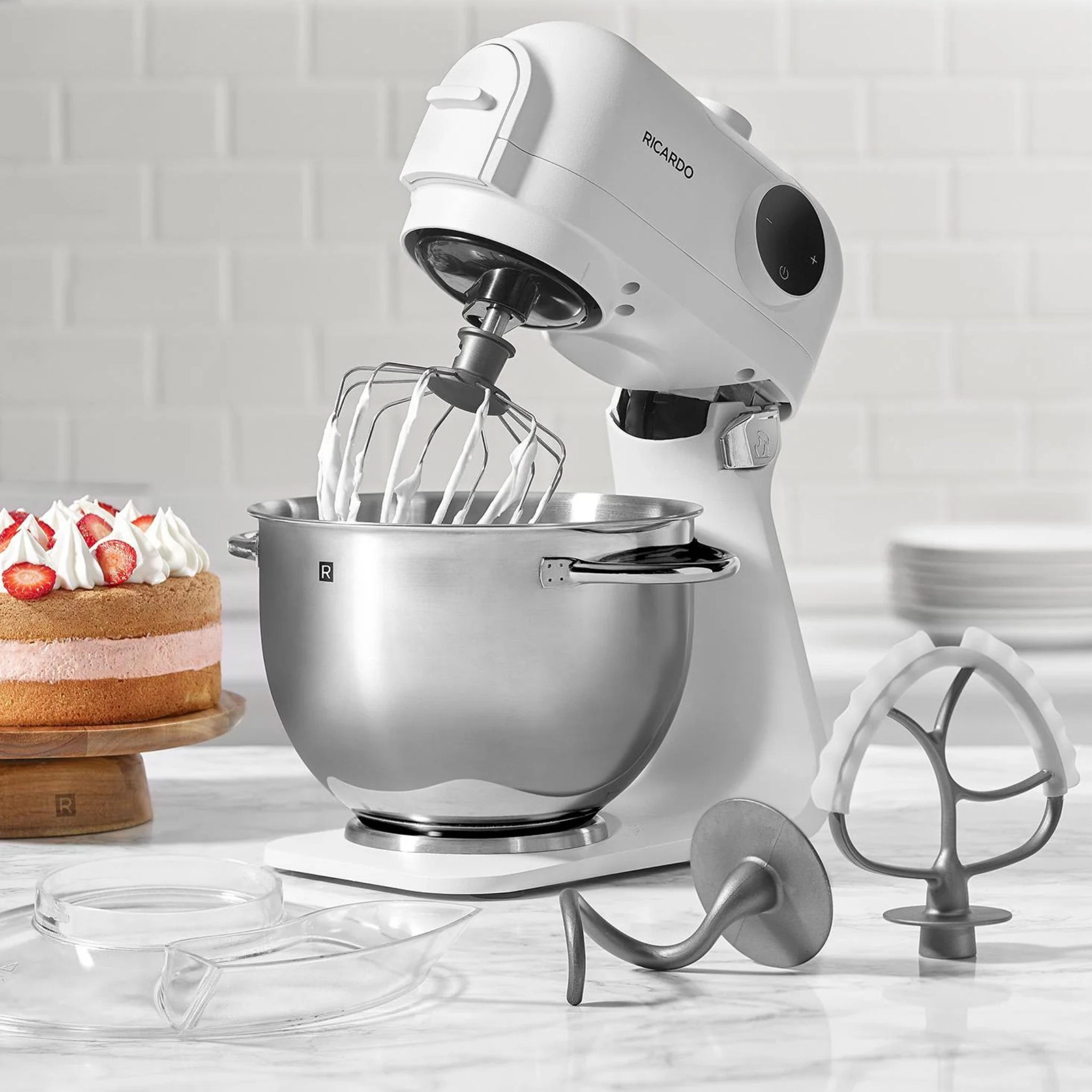 Batteur sur socle Blanc 5L - Ricardo