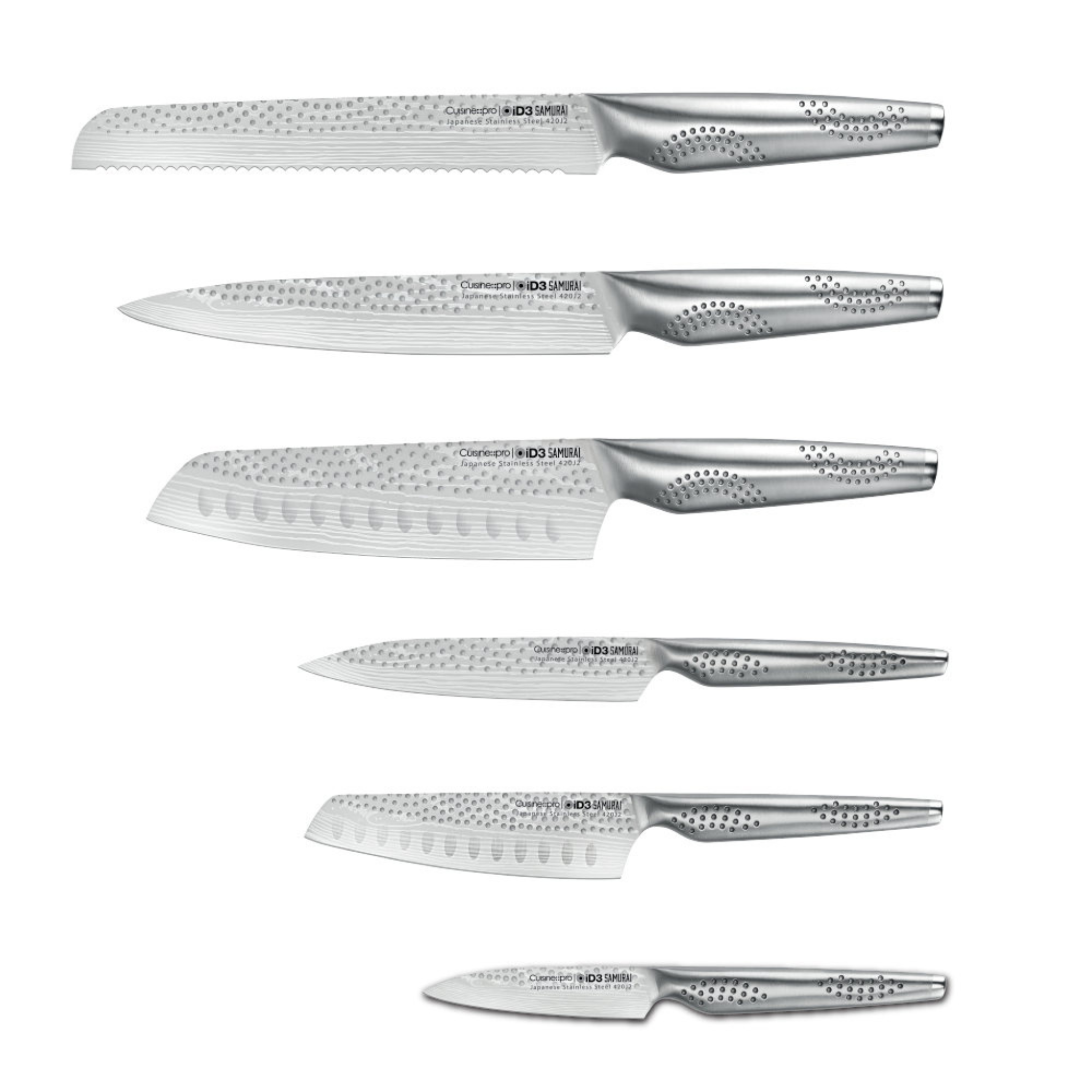 Bloc de couteaux 7 pièces Gozen iD3® SAMURAI™ - Cuisine::pro®