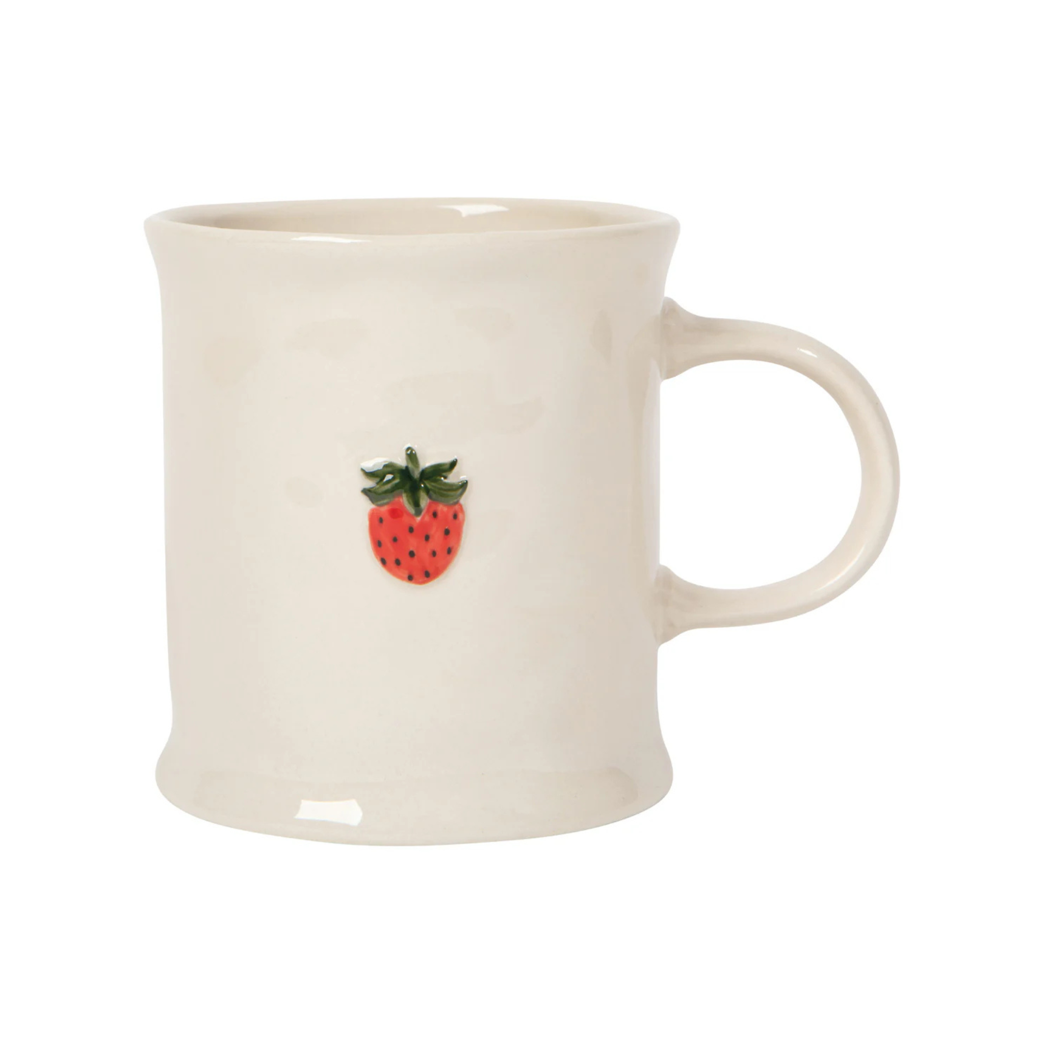 Tasse en grès avec fraise en relief 473 ml - Danica