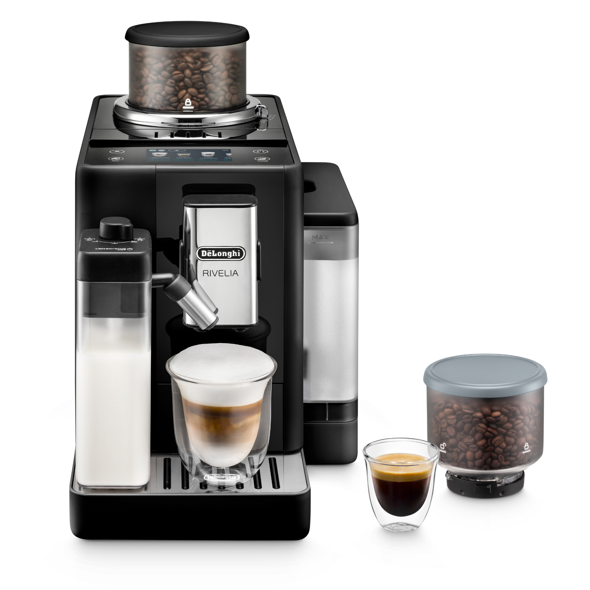 Machine à café automatique Rivelia Noire Onyx - De'Longhi De'Longhi