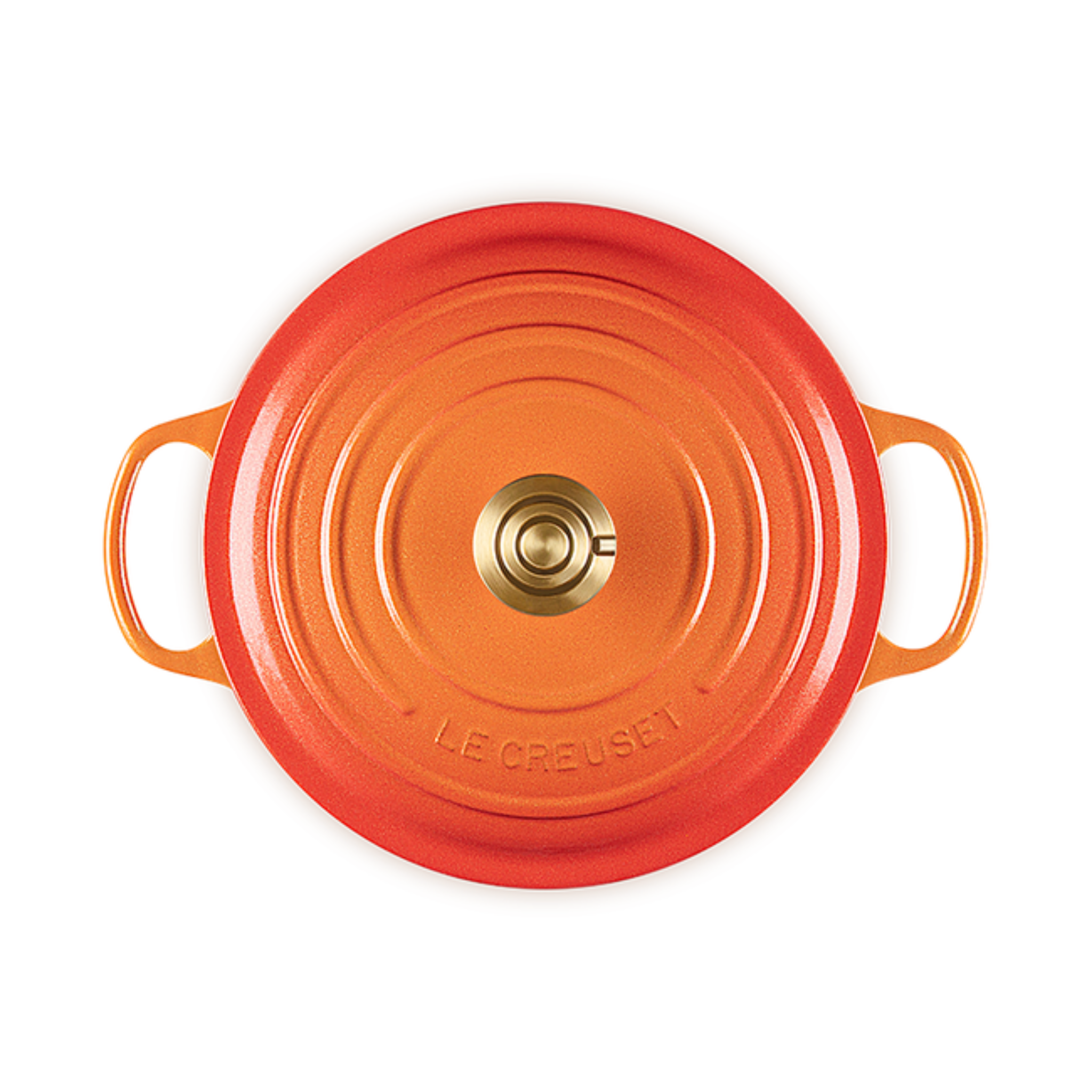 Le Creuset 5.3L Golden Flame Round Casserole