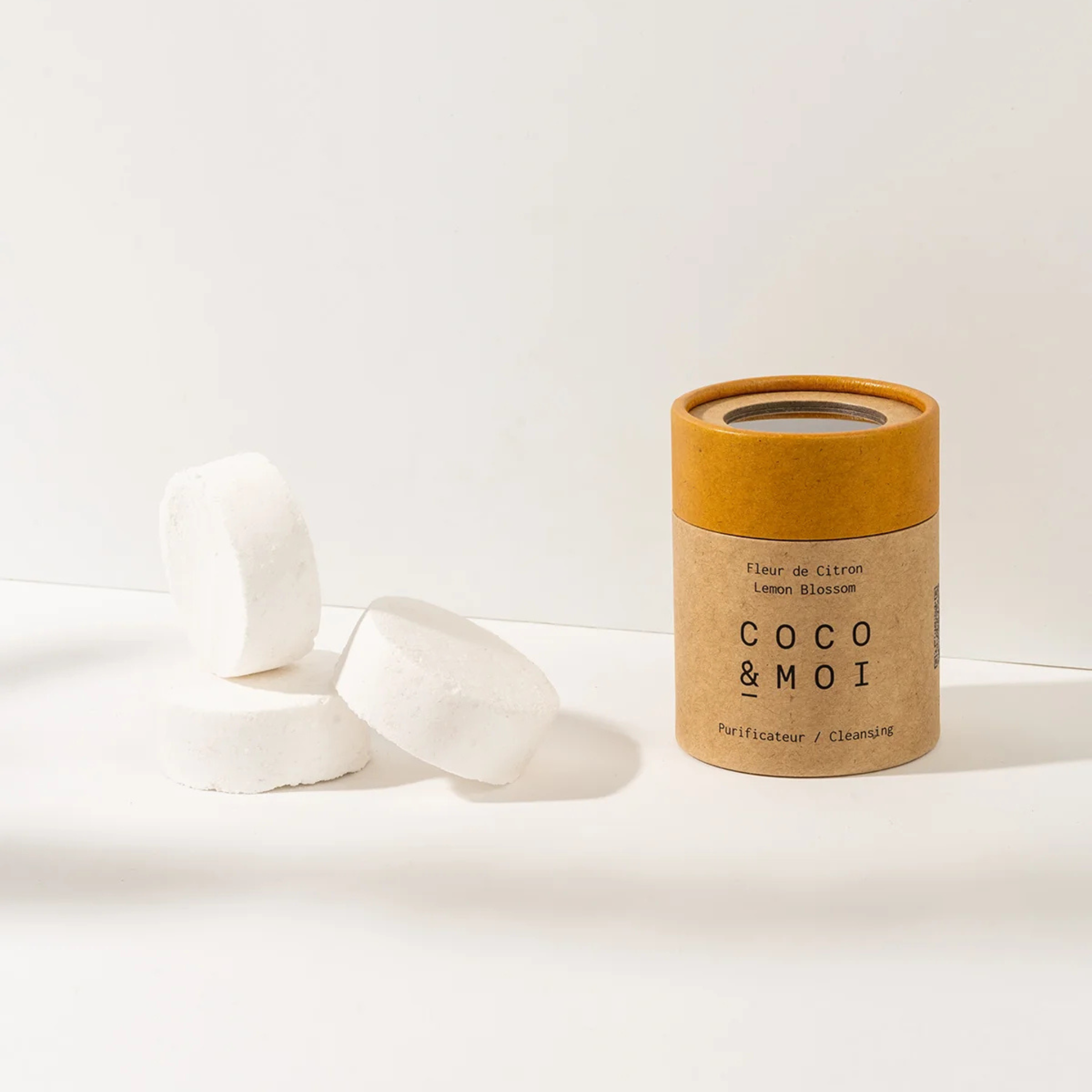 Set of 3 Lemon Blossom Shower Steamers 48g - Coco et Moi