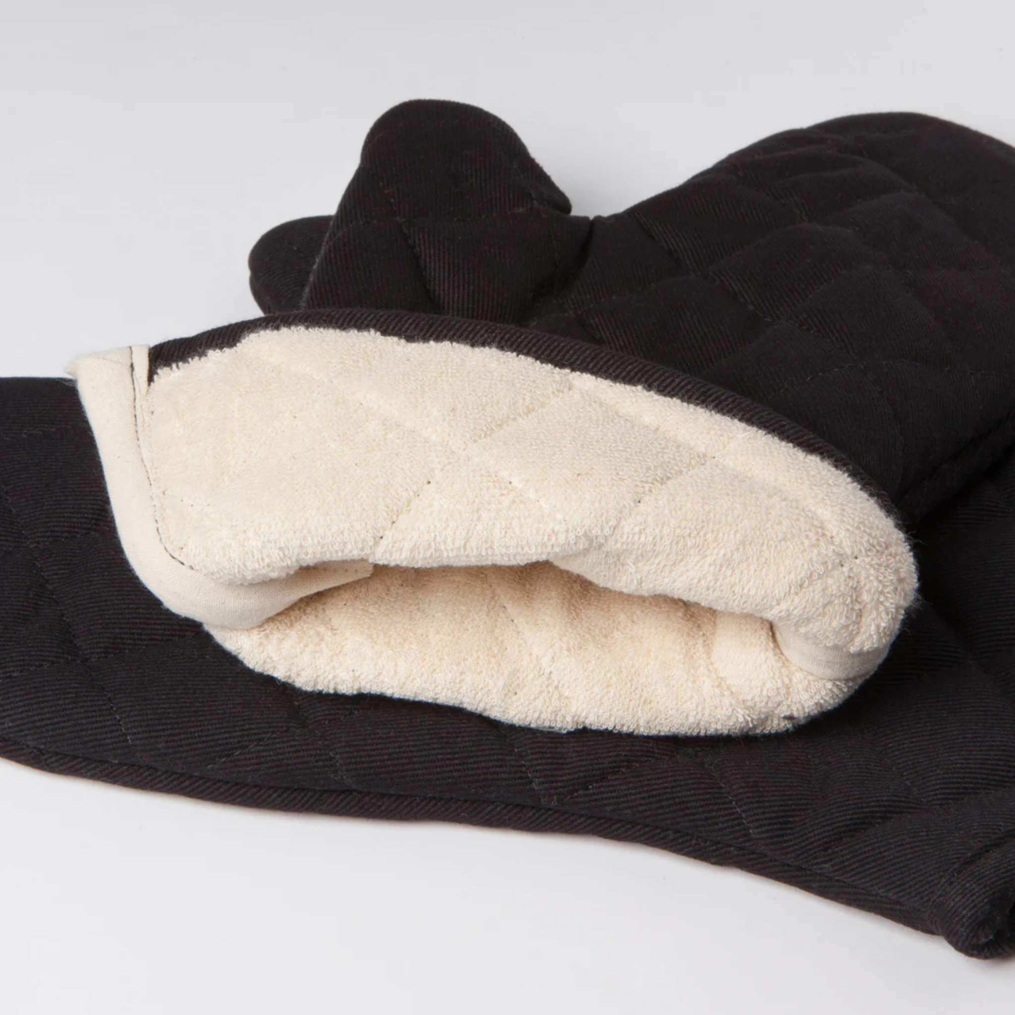 Mitaine de four noire Now Designs vue complète