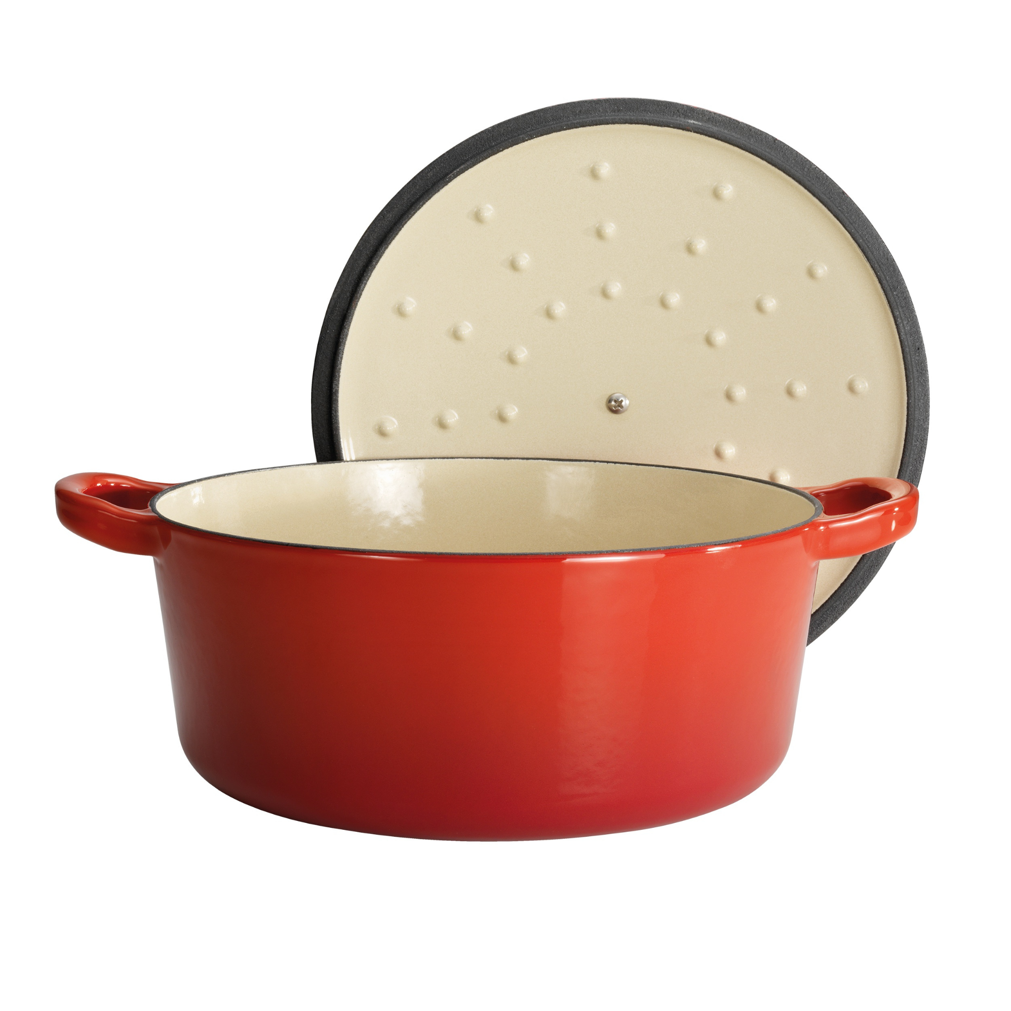 Cocotte ronde en fonte rouge LE CONNOISSEUR™ 6,3 L - Cuisine::pro®
