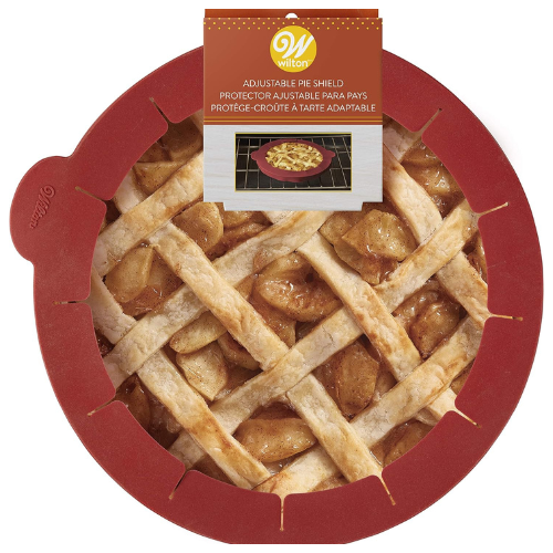 Protège-croûte à tarte en silicone ajustable 9" Orange - Wilton