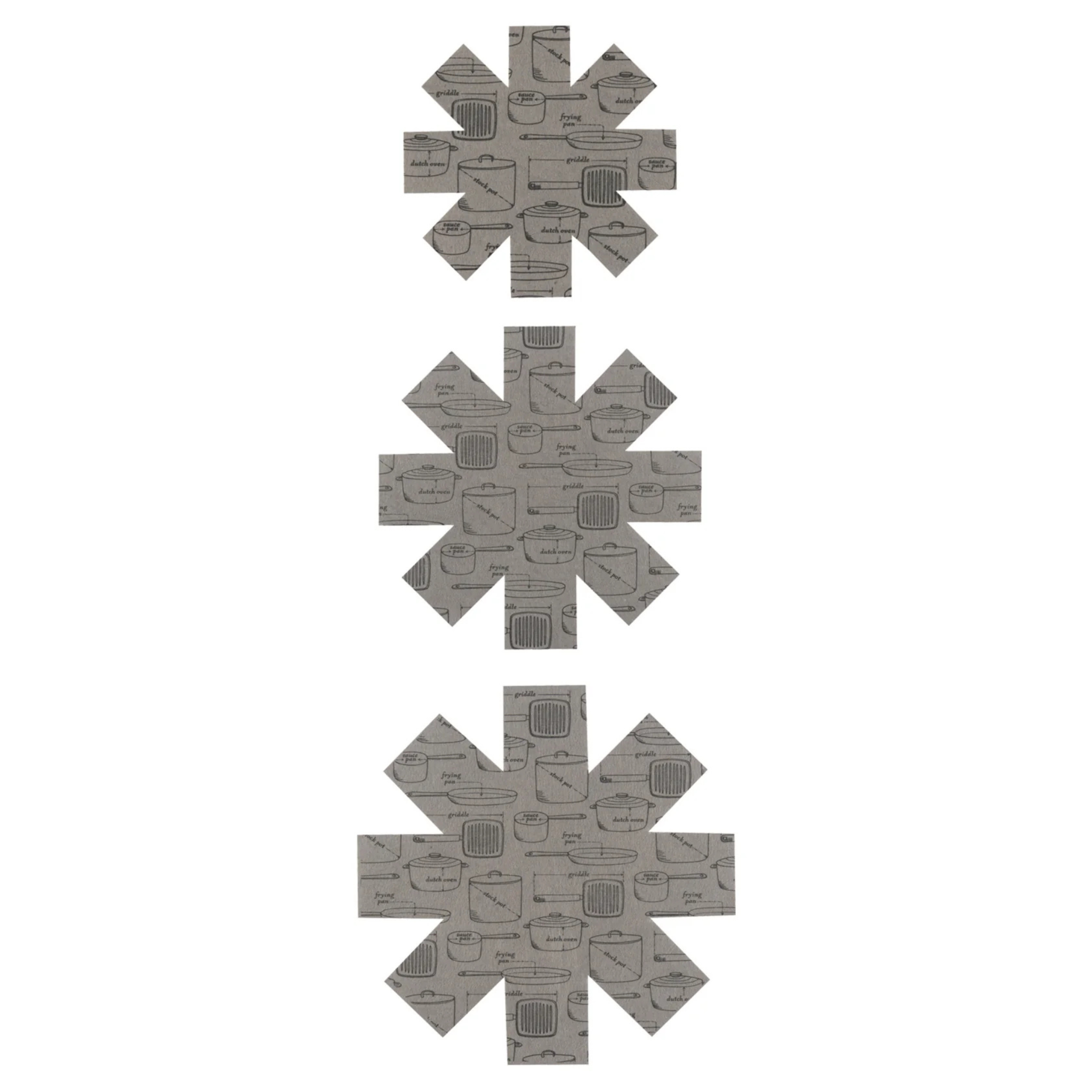 Set of 3 pan and pot protectors - Now Designs