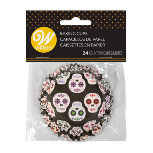 Ensemble de 24 moules à muffins Jour des Morts standard - Wilton