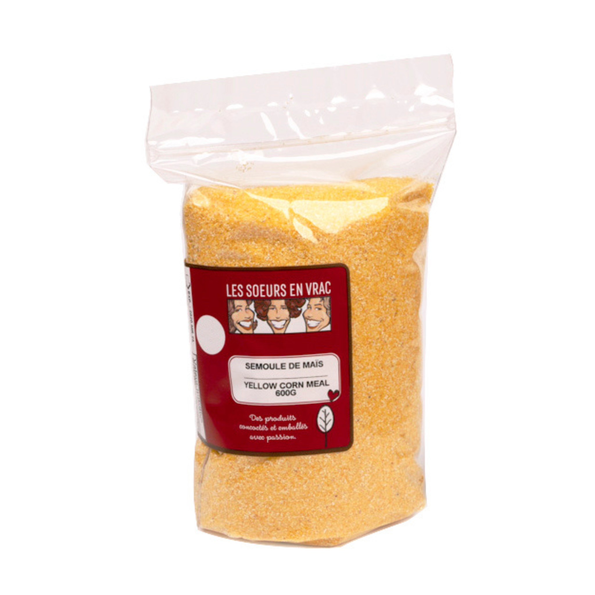 Sac de semoule de maïs 600 g - Les Soeurs en vrac