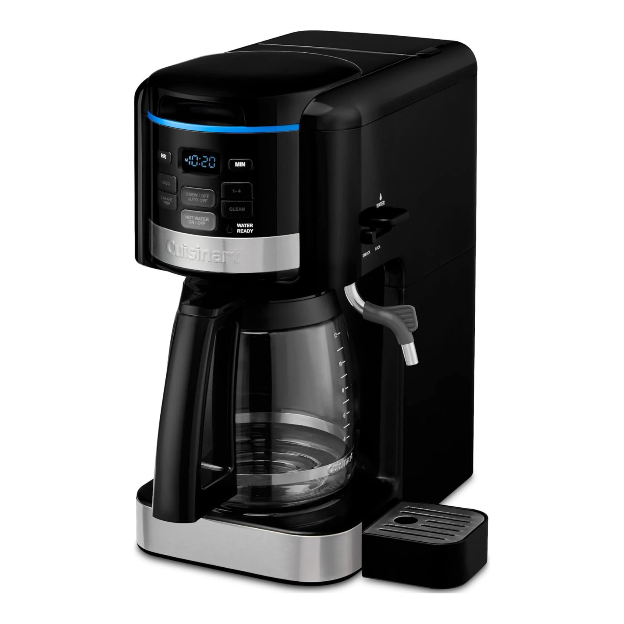 Cafetière programmable 12 tasses avec système d’eau chaude - Cuisinart