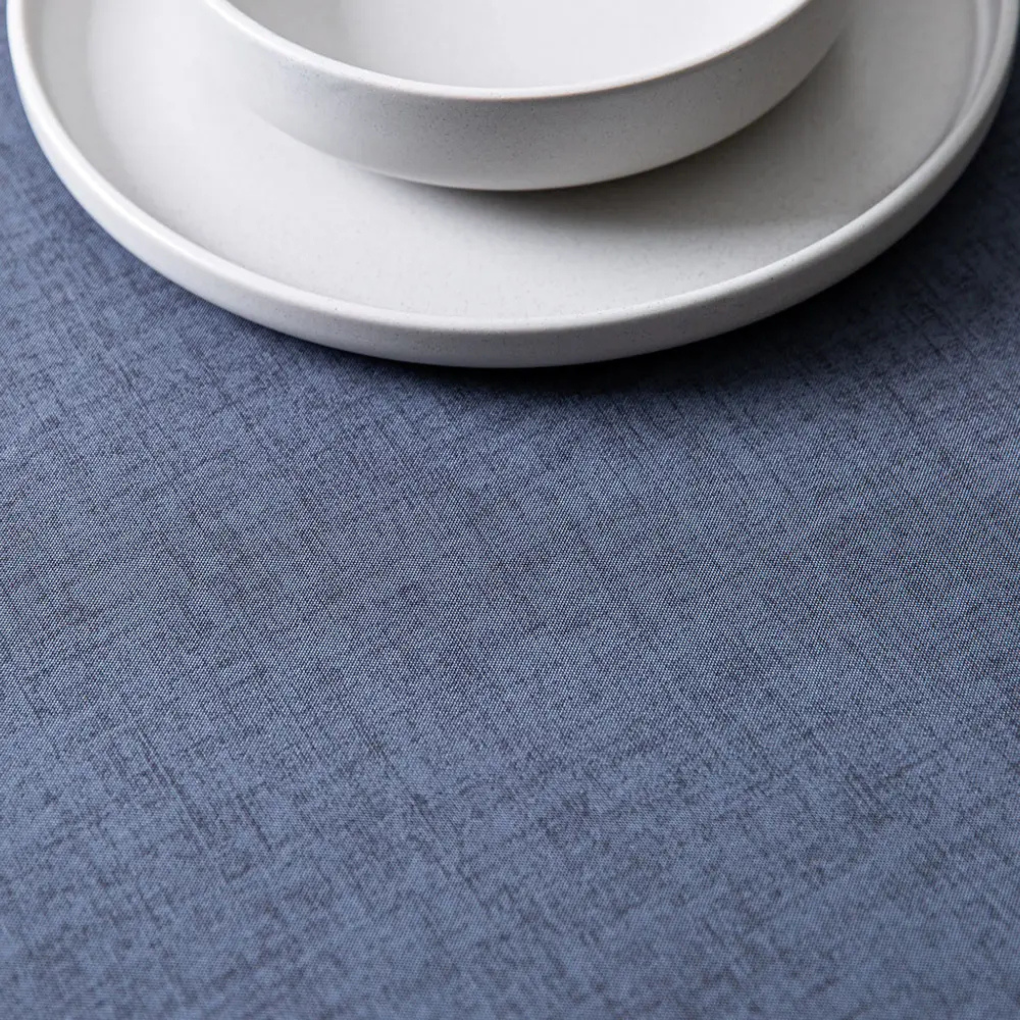 Nappe ronde en polyester Charcoal 70"