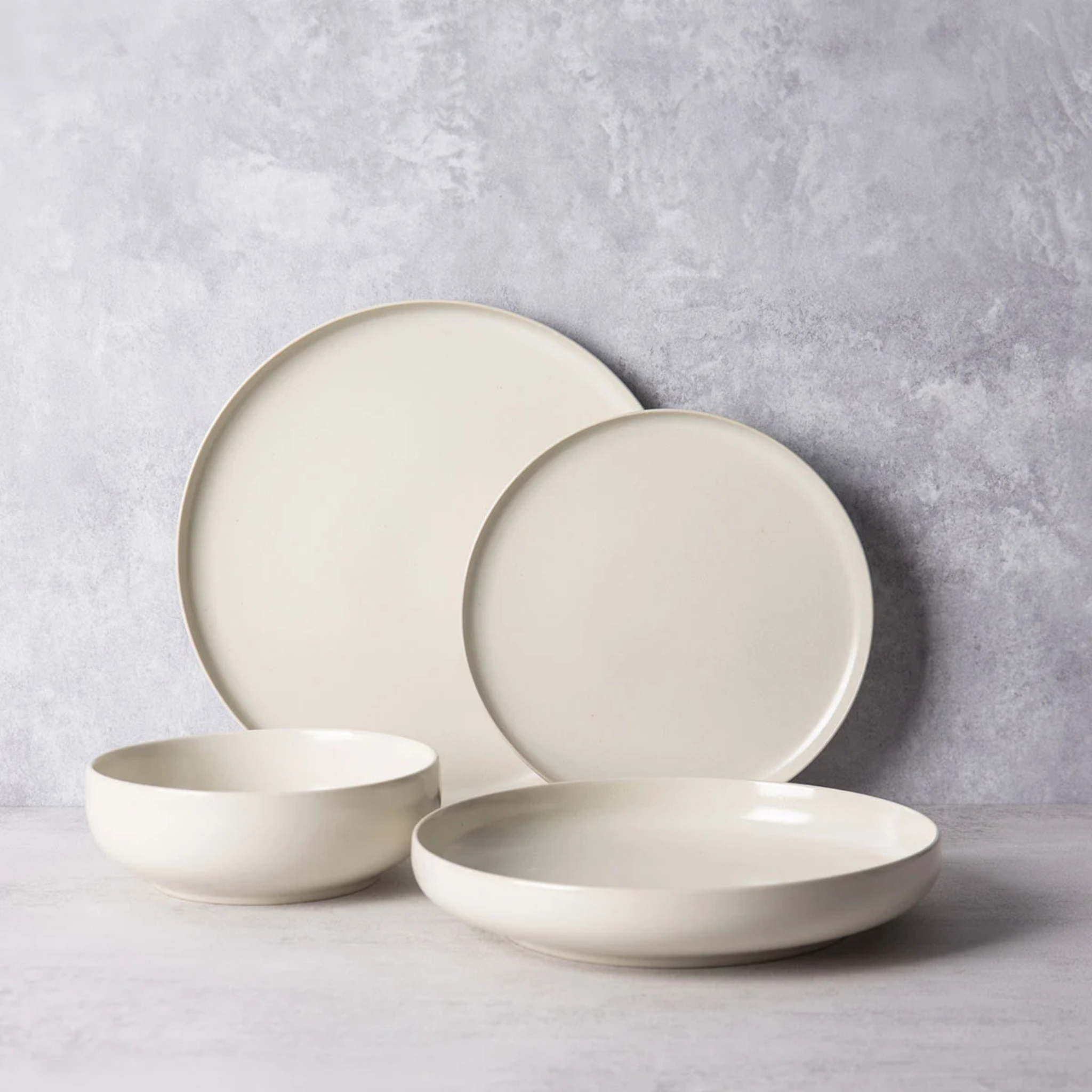 Assiette à salade beige 21,5 cm - Ricardo