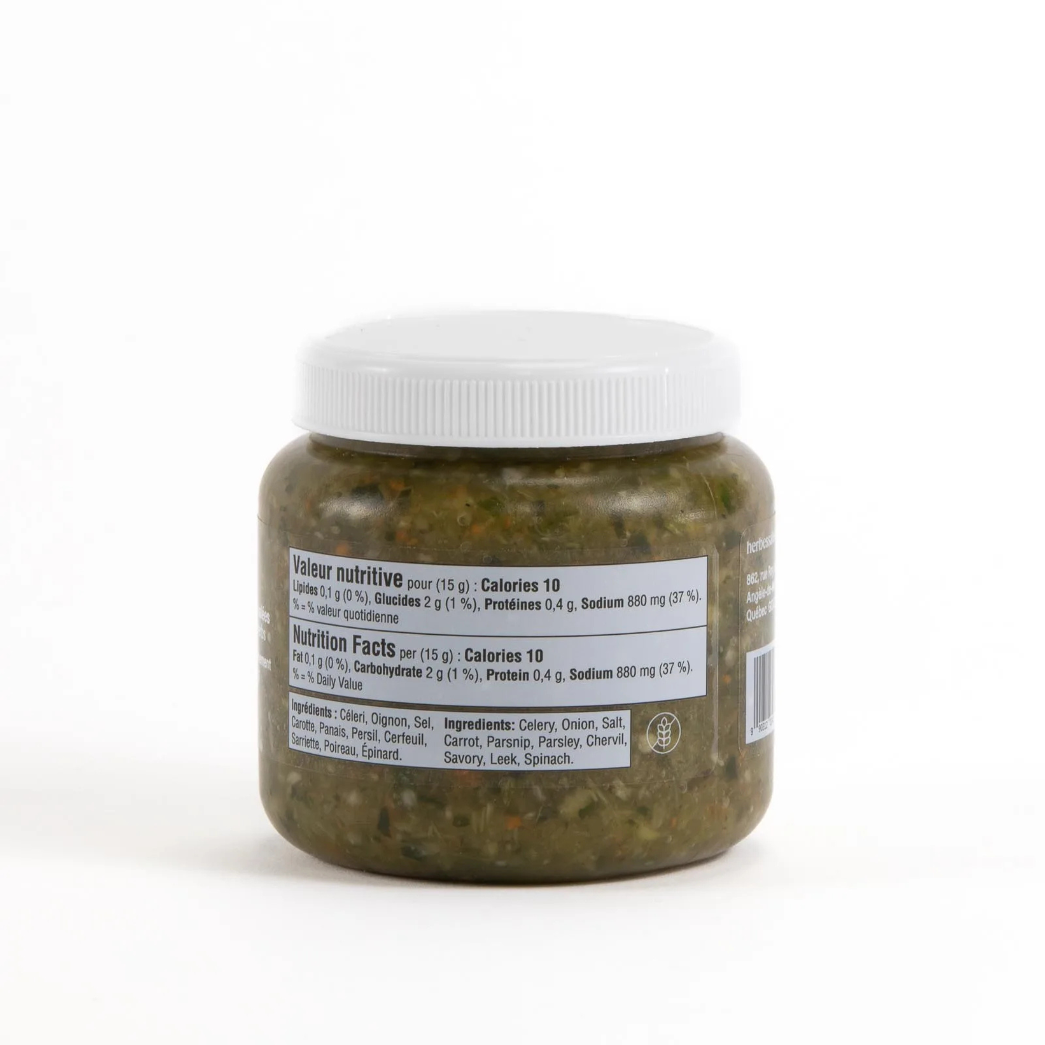 Salted Herbs 250 ml - Salted Herbs from the Lower St. Lawrence