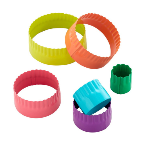 Ensemble de découpeurs à fondant en forme ronde Wilton 417-1650, 6 pièces