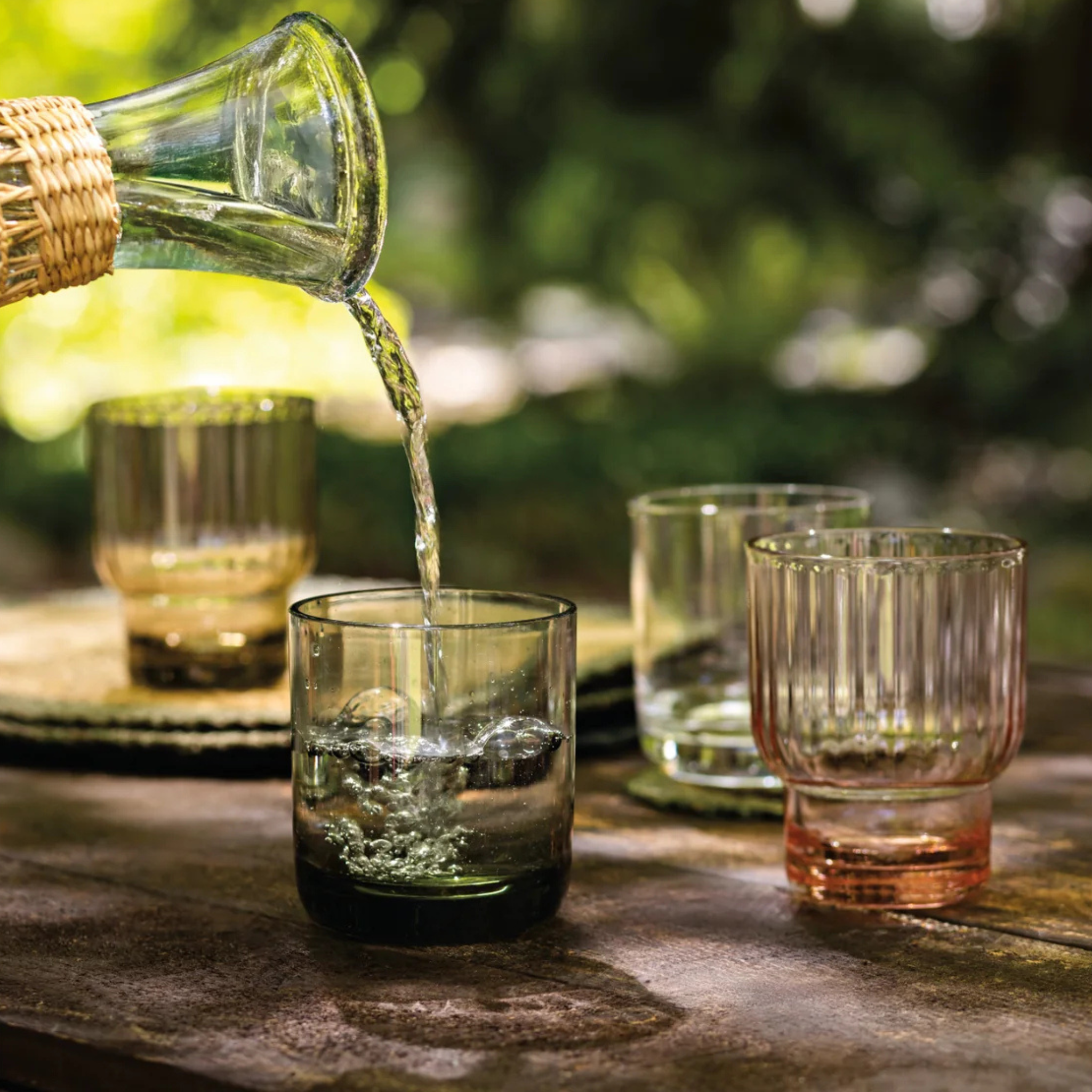 Verre double old fashioned en acrylique transparent 385 ml - Danica